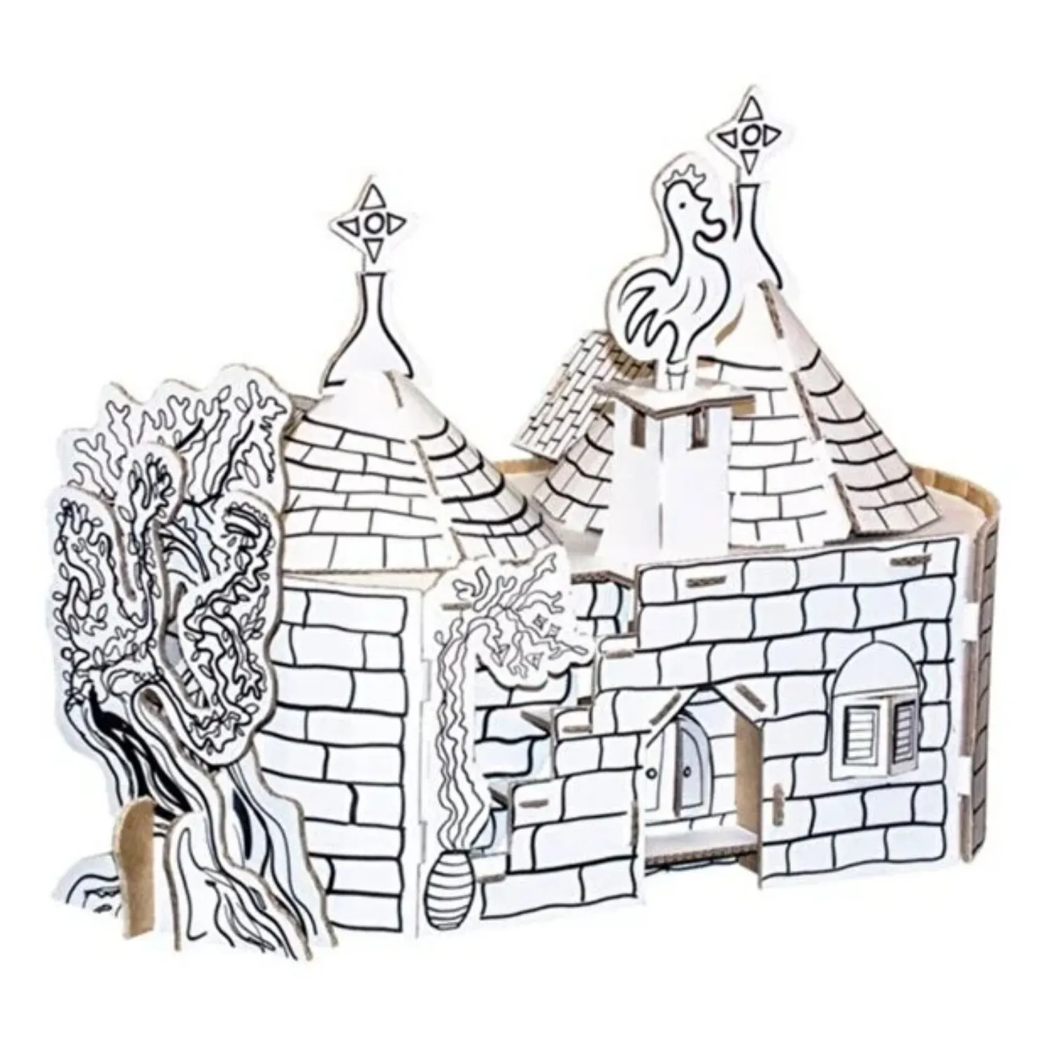 Todo 3D Boyanabiliir Trulli Evleri