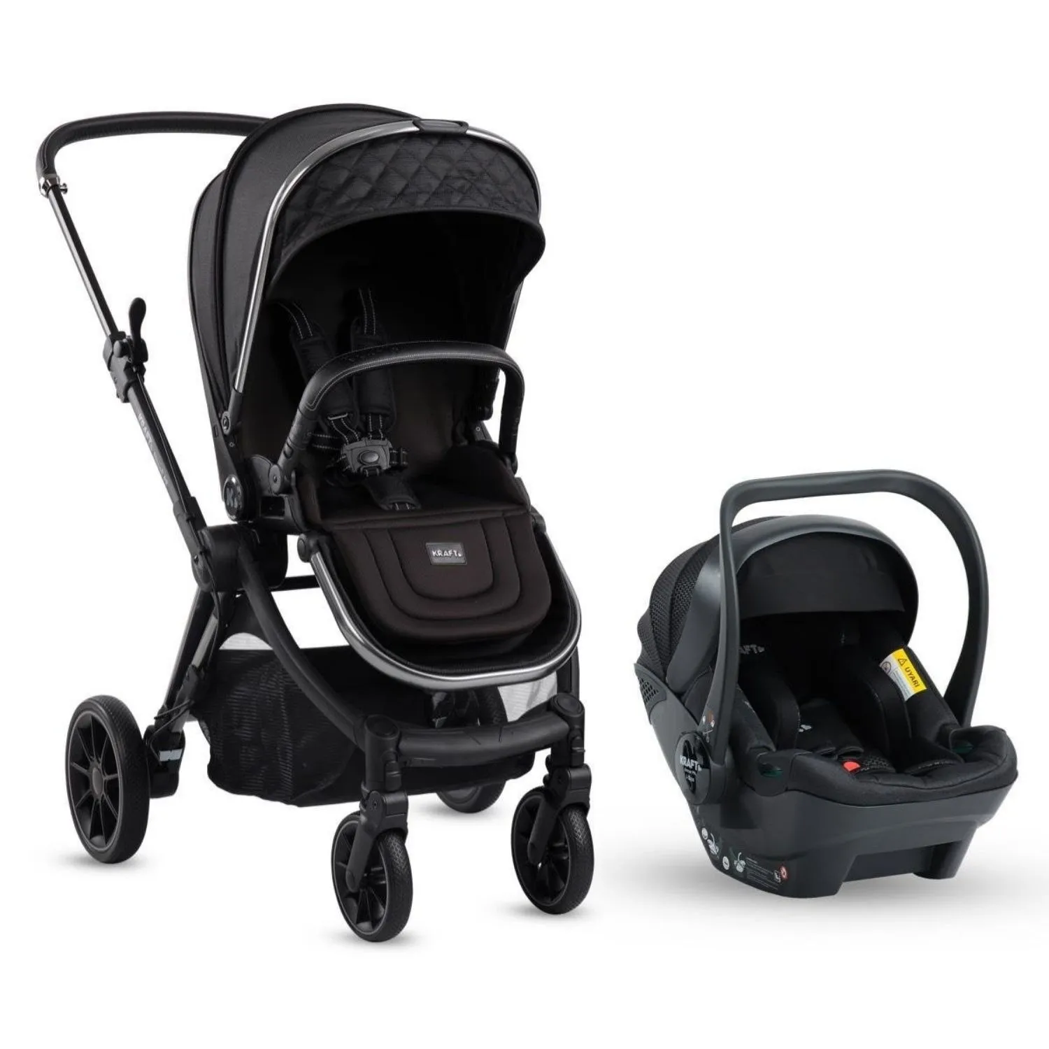 Kraft Napoli Pr Travel Sistem Bebek Arabası Black 1*1