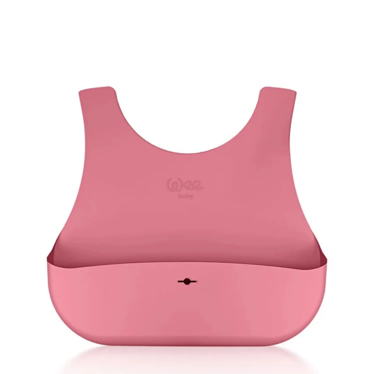 Wee Baby Nanninom Silikon Mama Önlüğü Pembe