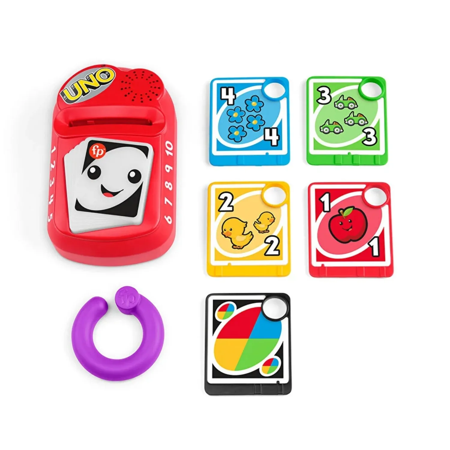 Fisher Price Sesli ve Işıklı Eğlen ve Öğren Saymayı ve Renkleri Öğreten UNO