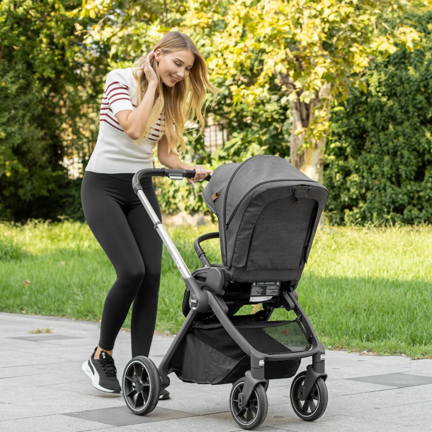 Kanz EasyGo Travel Sistem Bebek Arabası Siyah
