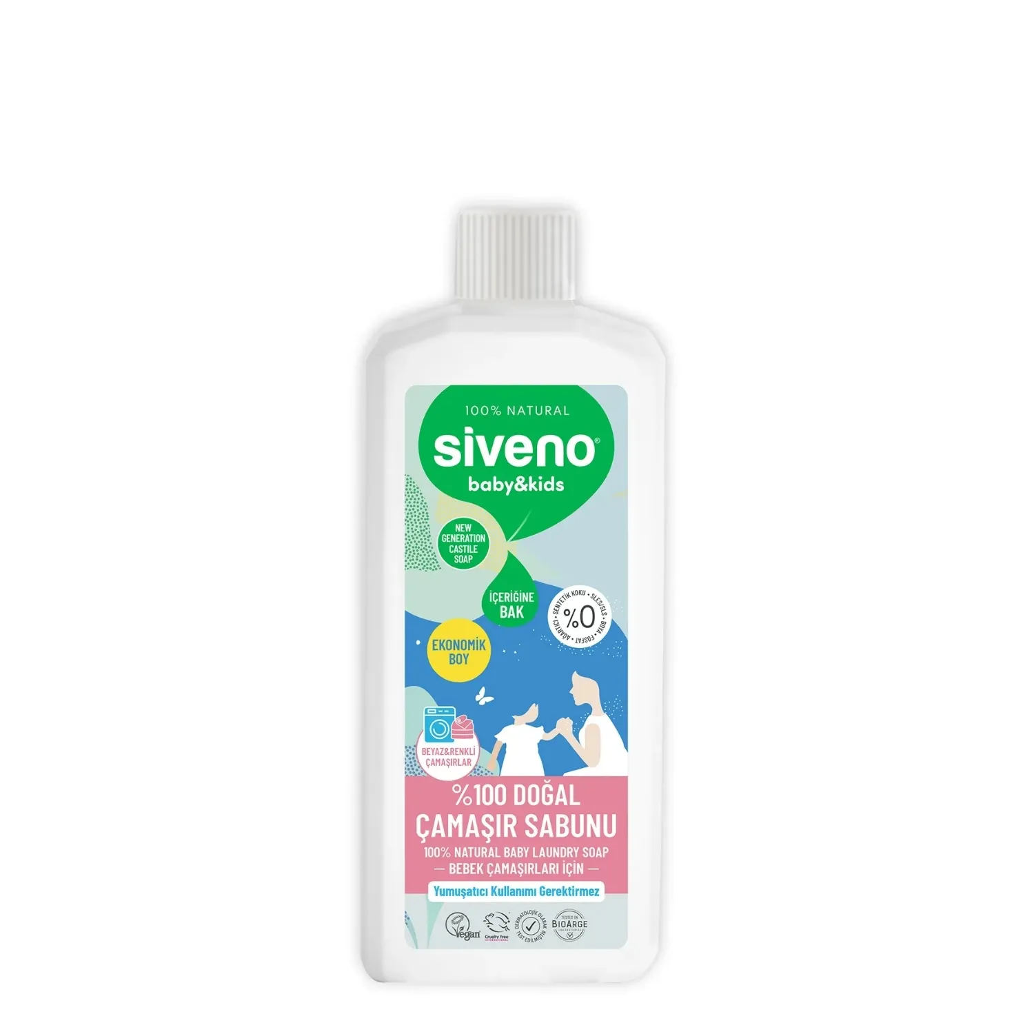 Siveno Baby Doğal Bebek Çamaşır Sabunu 1 lt