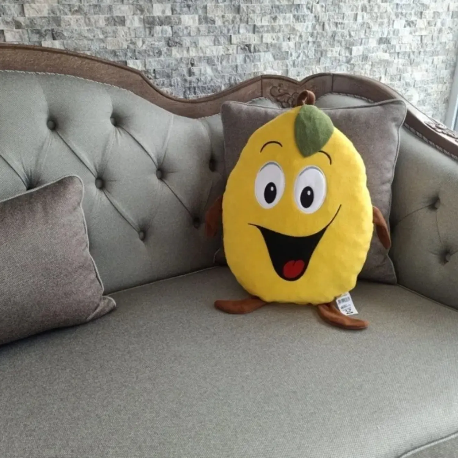 Limon Yastık Peluş 