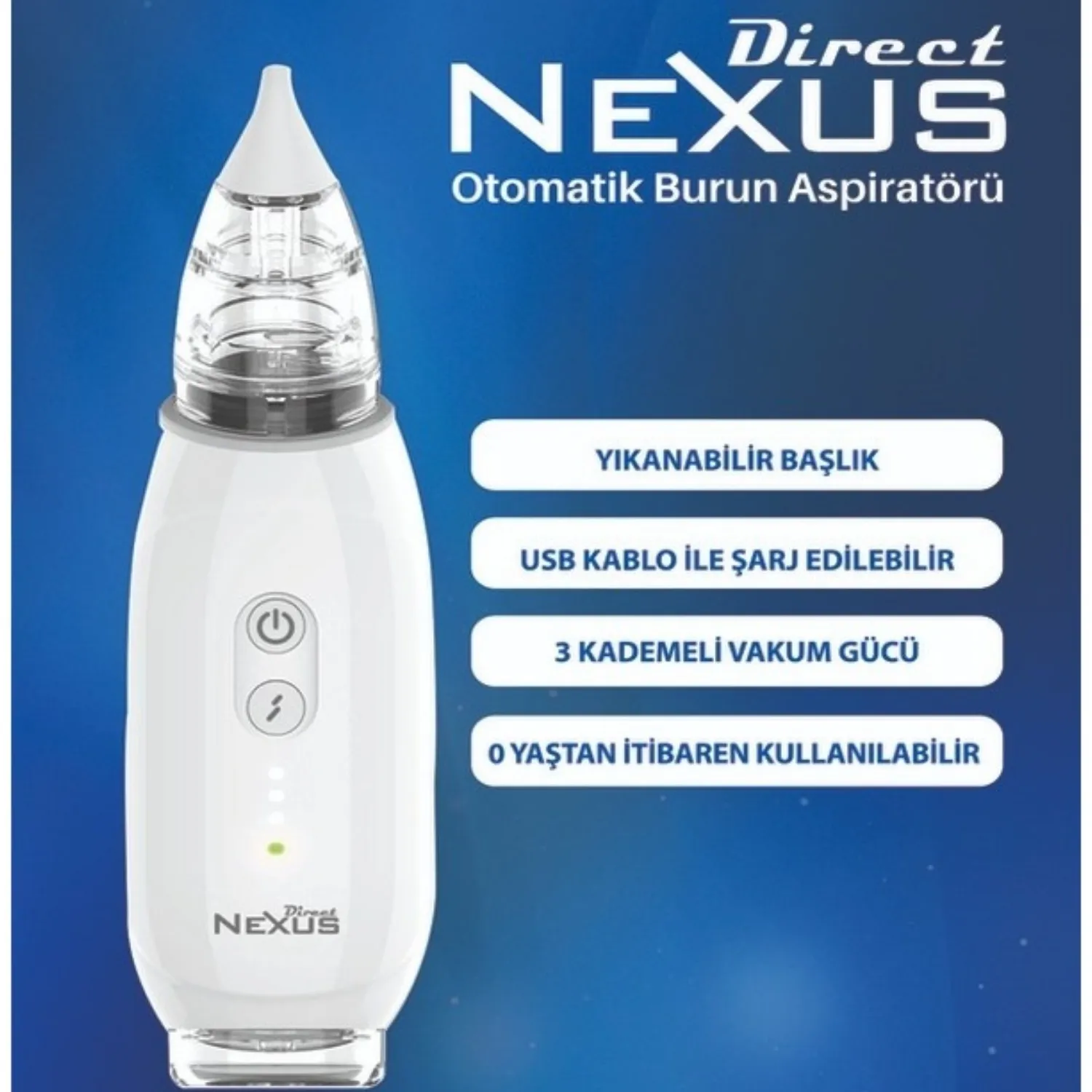 Nexus Elektrikli Burun Aspiratörü Nexus Elektrikli Burun Aspiratörü