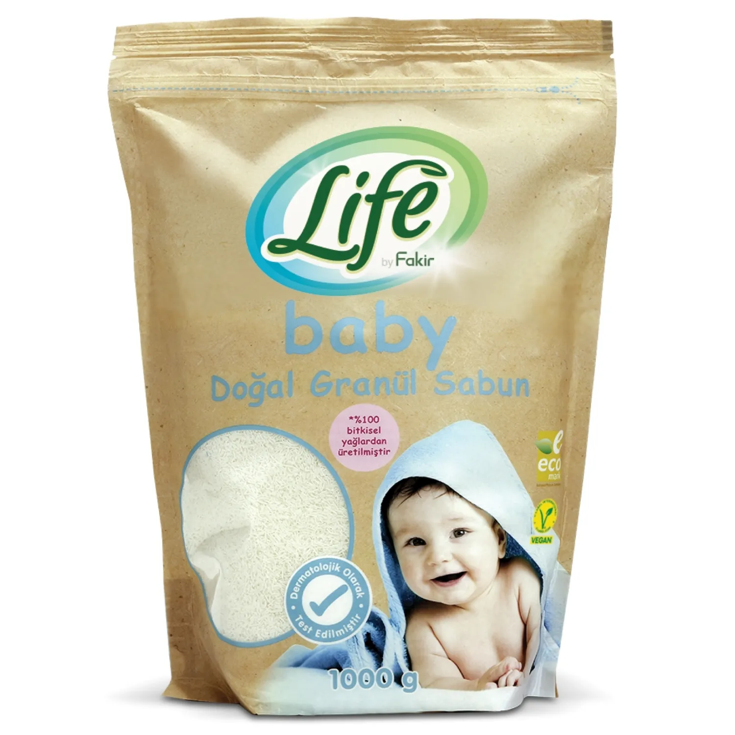 Life by Fakir Baby Doğal Granül Sabun 1000 gr Life by Fakir Baby Doğal Granül Sabun 1000 gr