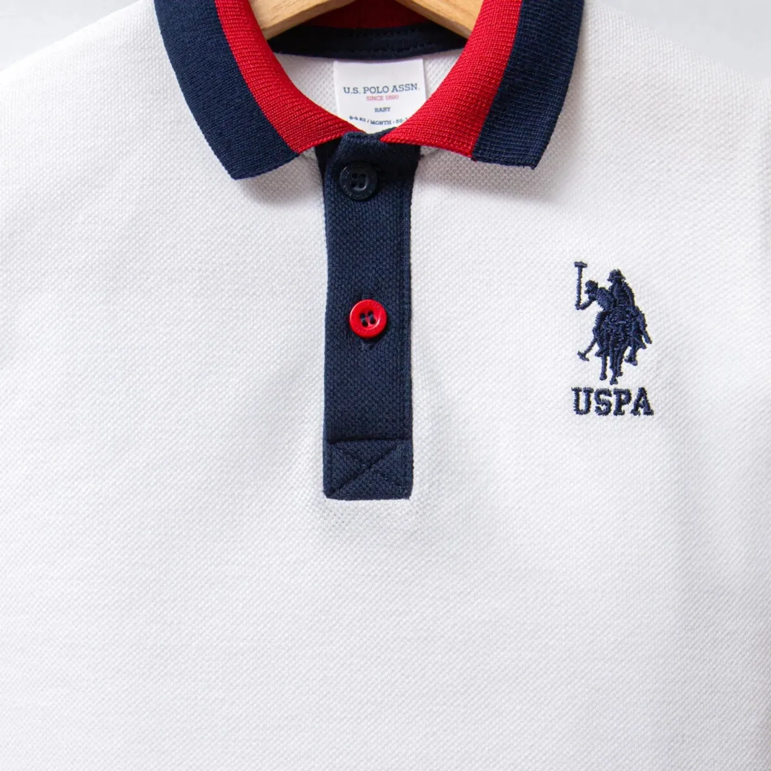 U.S. Polo 2li Takım Beyaz - Kırmızı