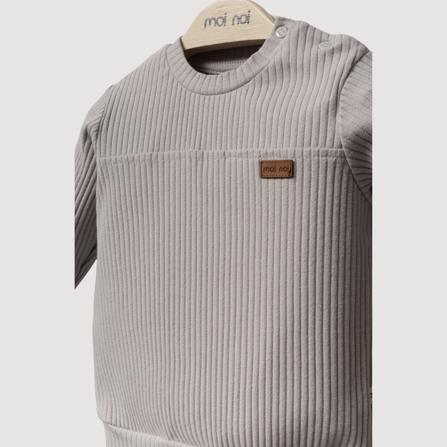 Moi Noi 2li Takım Raporlu Gri