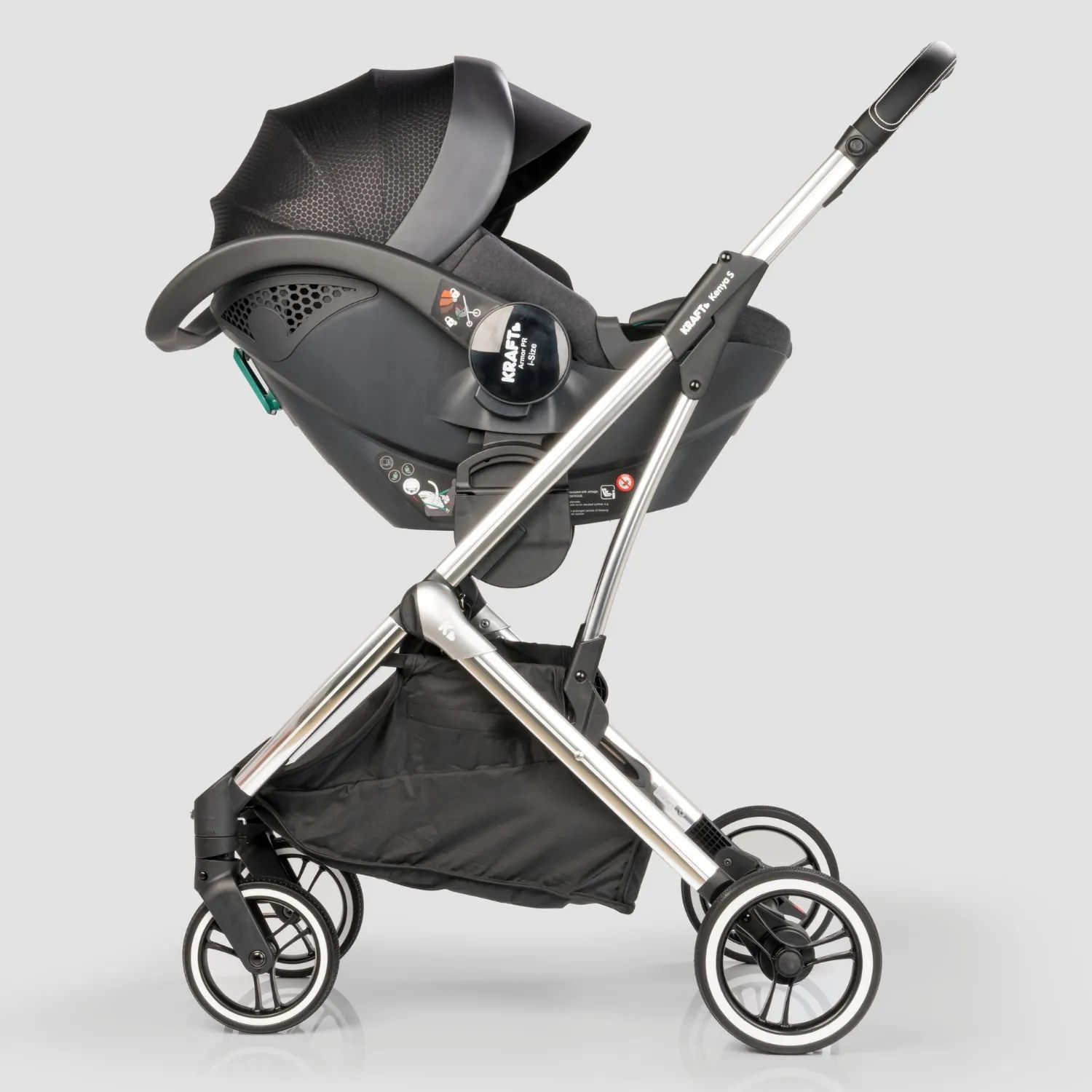 Kraft Kenya S Travel Sistem Bebek Arabası Black