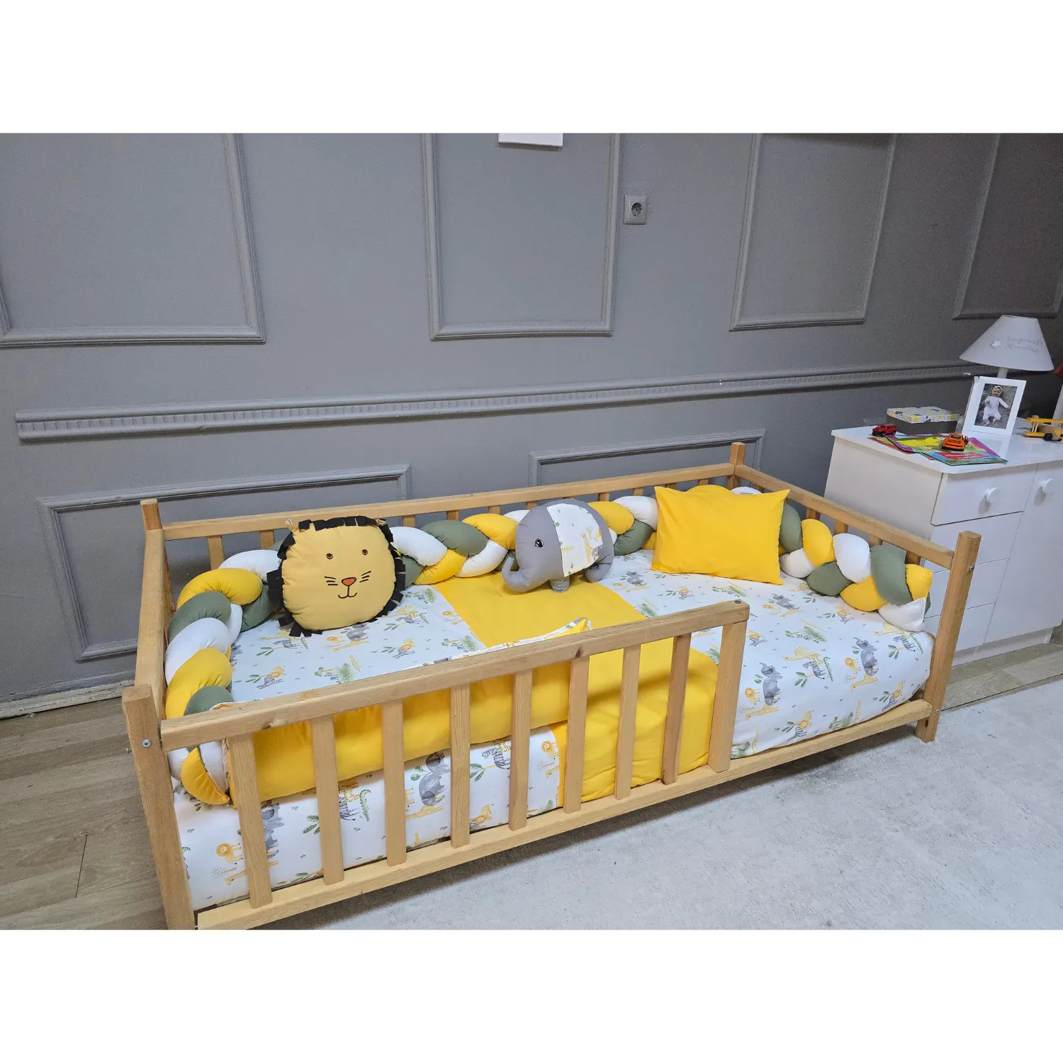 Yuar Baby Motessori Örgü Uyku Seti Sarı Amazon