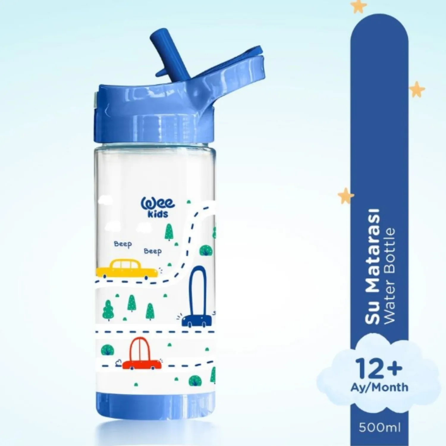 Wee Baby Pipetli Bardak Araba 500ml