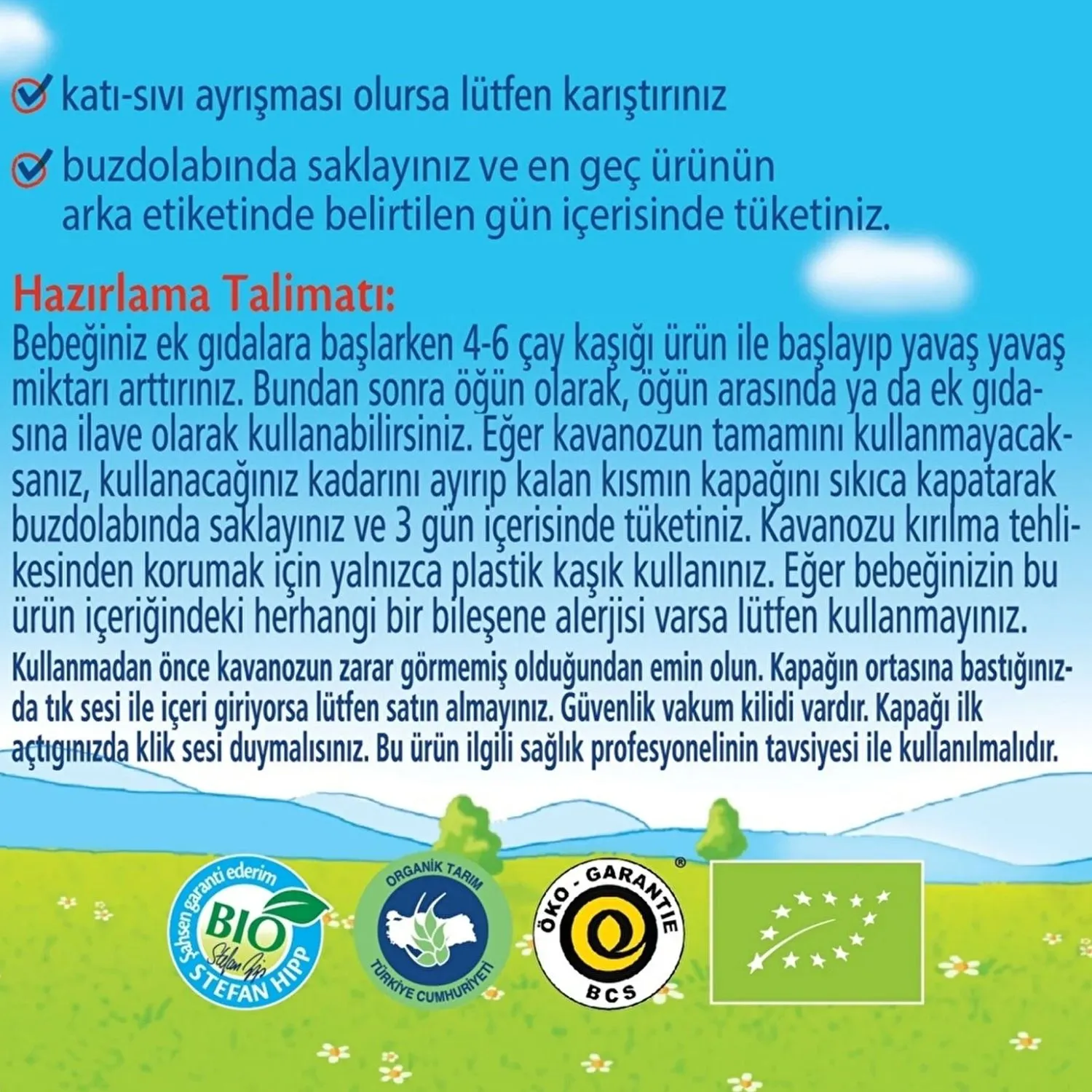 Hipp Organik Yaban Mersinli Elma Püresi 125 gr