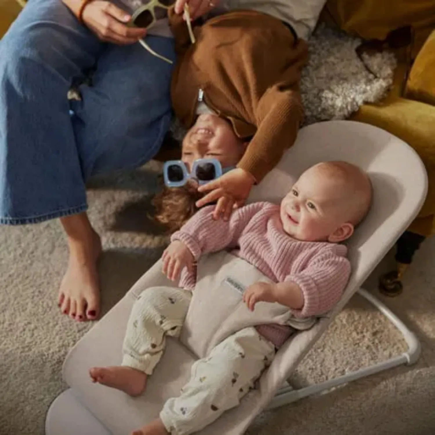 Babybjörn Balance Bliss Ana Kucağı Woven Melange Light Beige