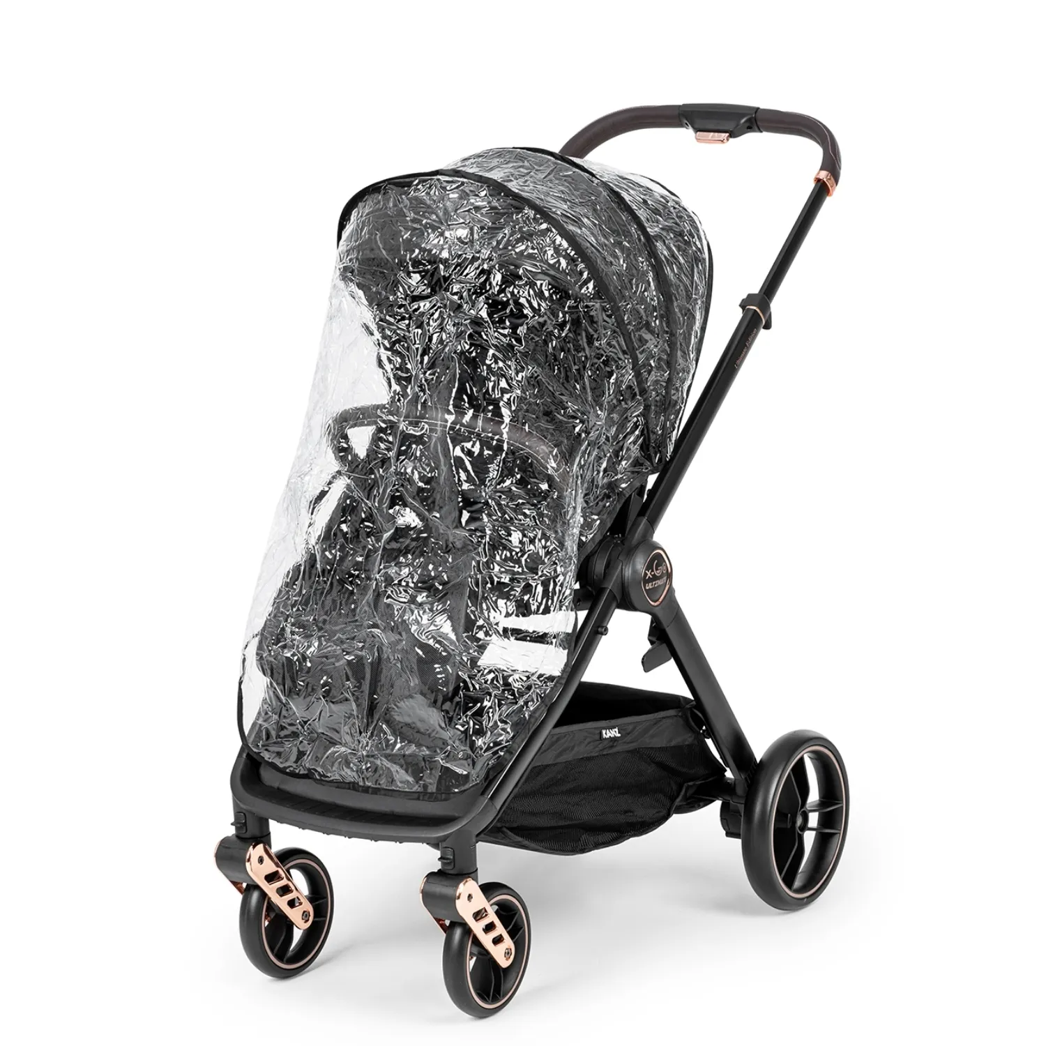 Kanz X-Go Ultimate Travel Sistem Bebek Arabası Rose Gold Siyah