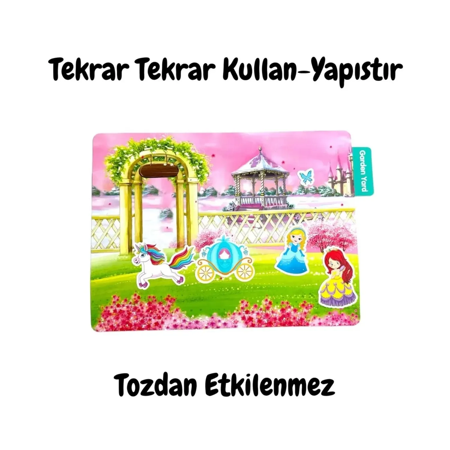 Lino Tekrar Tekrar Kullanılabilen Stıcker Prıncess Garden