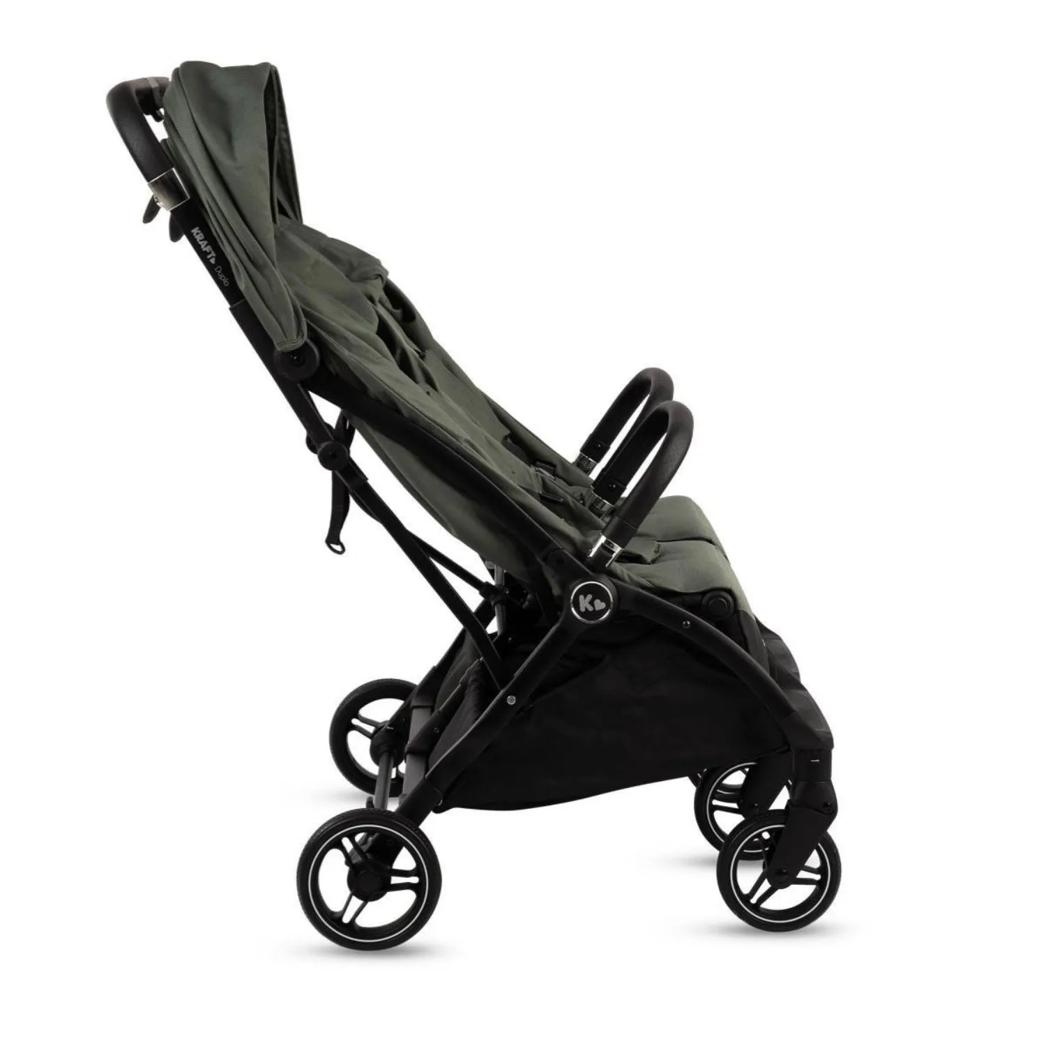 Kraft Duplo İkiz Bebek Arabası Black