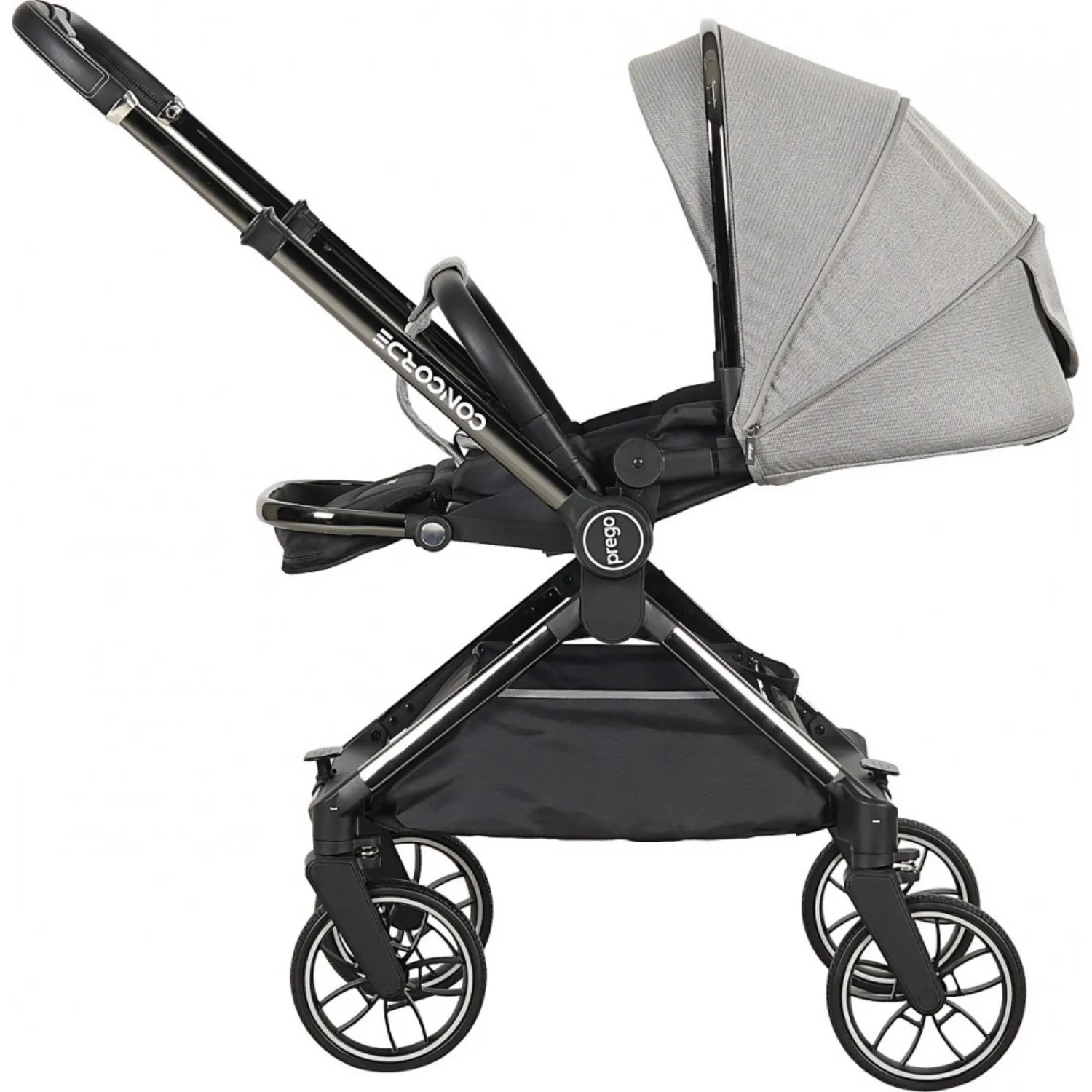 Prego 2067 Concorde Travel Sistem Bebek Arabası Gri
