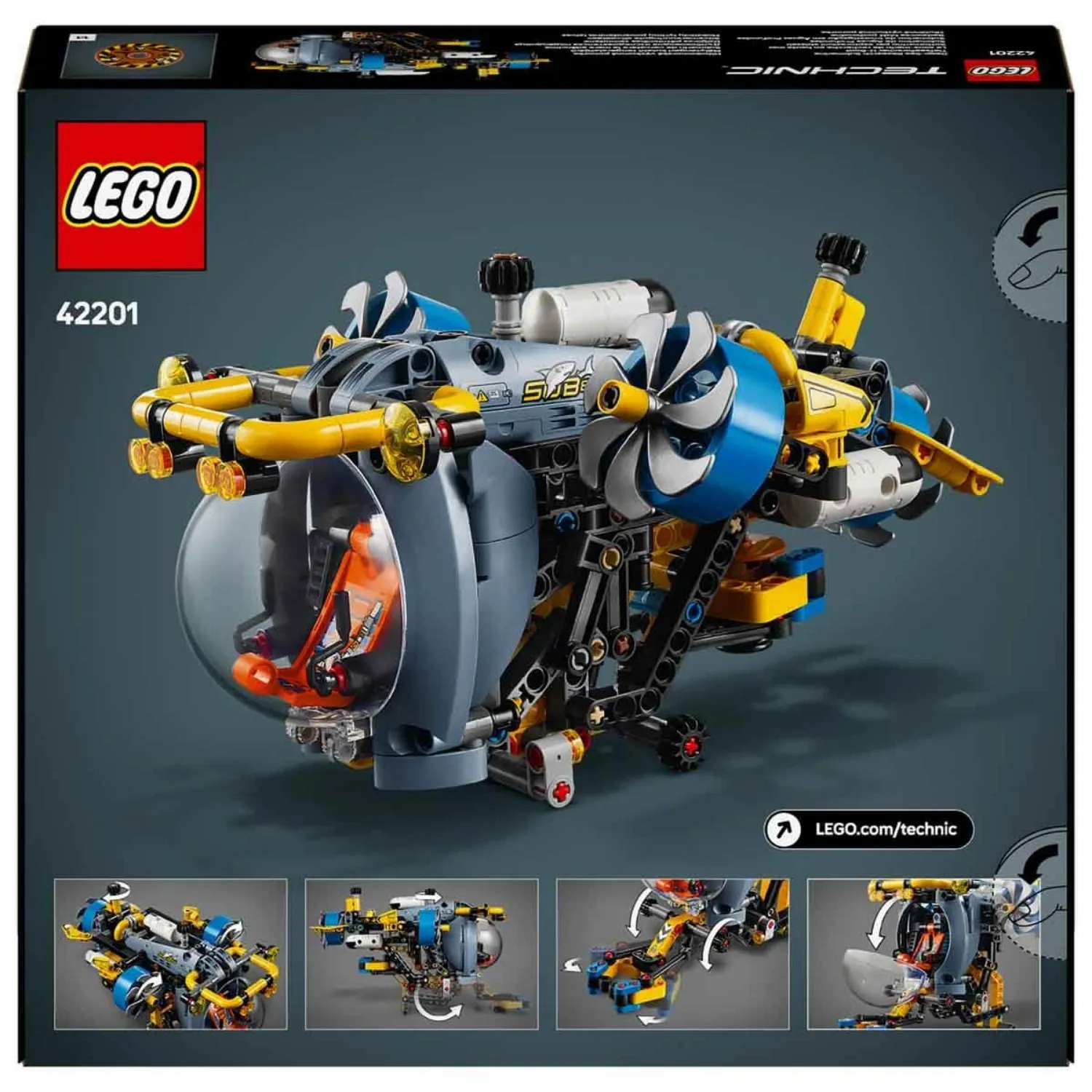 LEGO Technic Derin Deniz Araştırma Denizaltısı 42201 