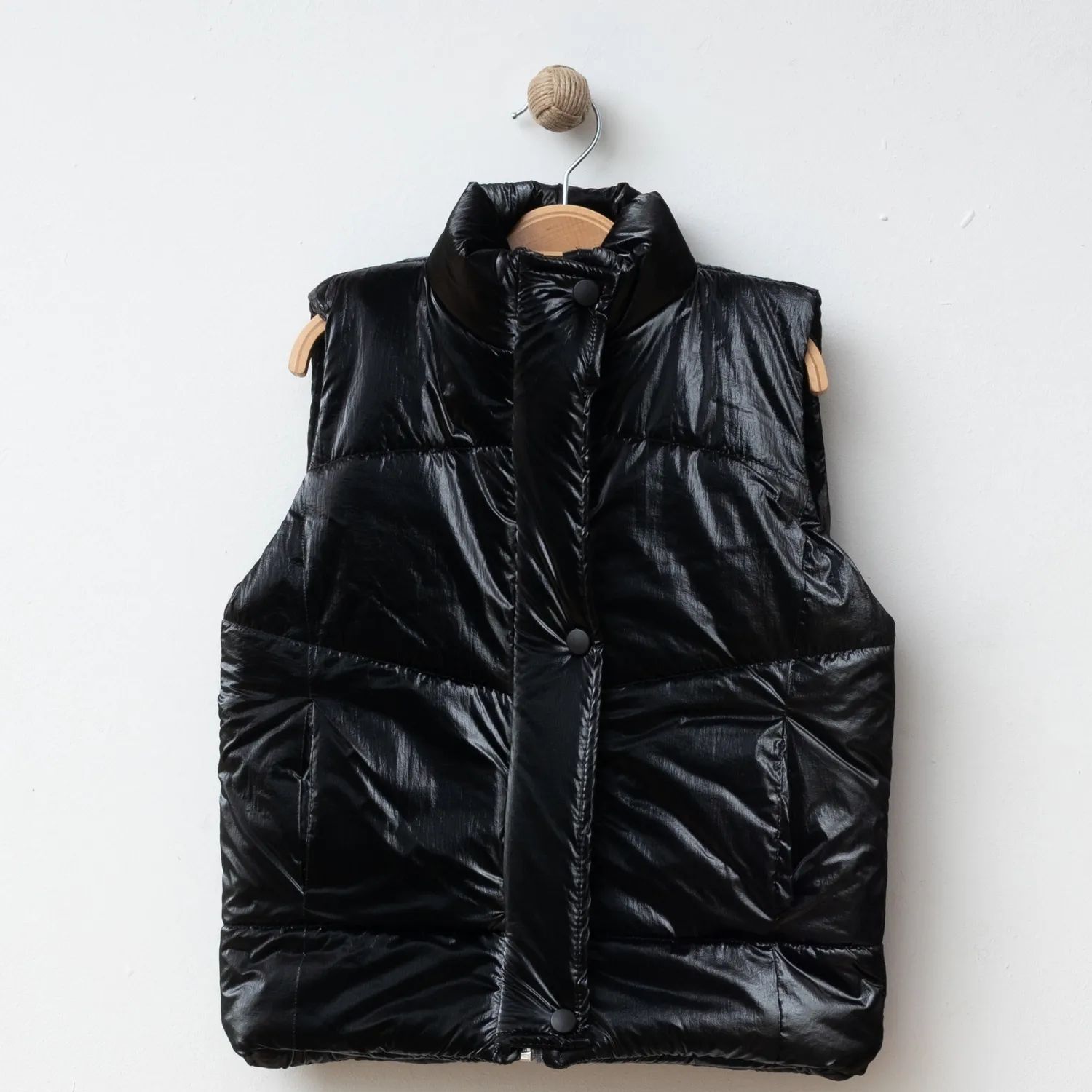 Ella Bonna Şişme Yelek Siyah