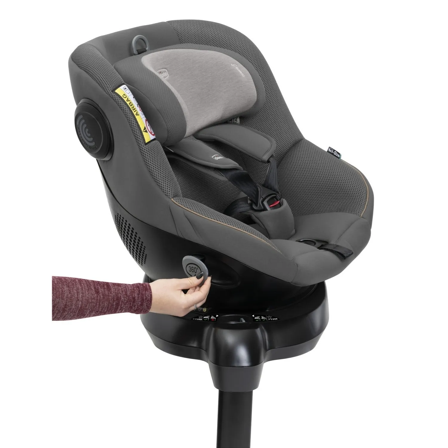 Chicco Seat 105 I-Size Oto Koltuğu 0-36 Kg Glam Grey