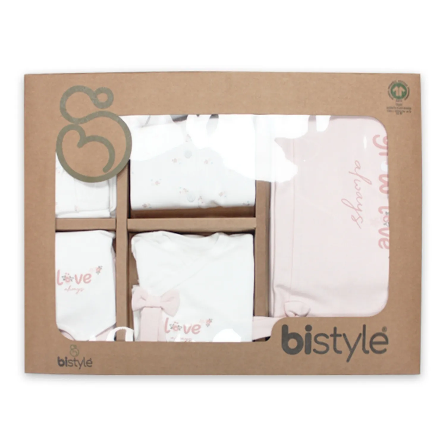Bistyle Hastane Çıkışı 10lu Grow in Love Pembe - Ekru