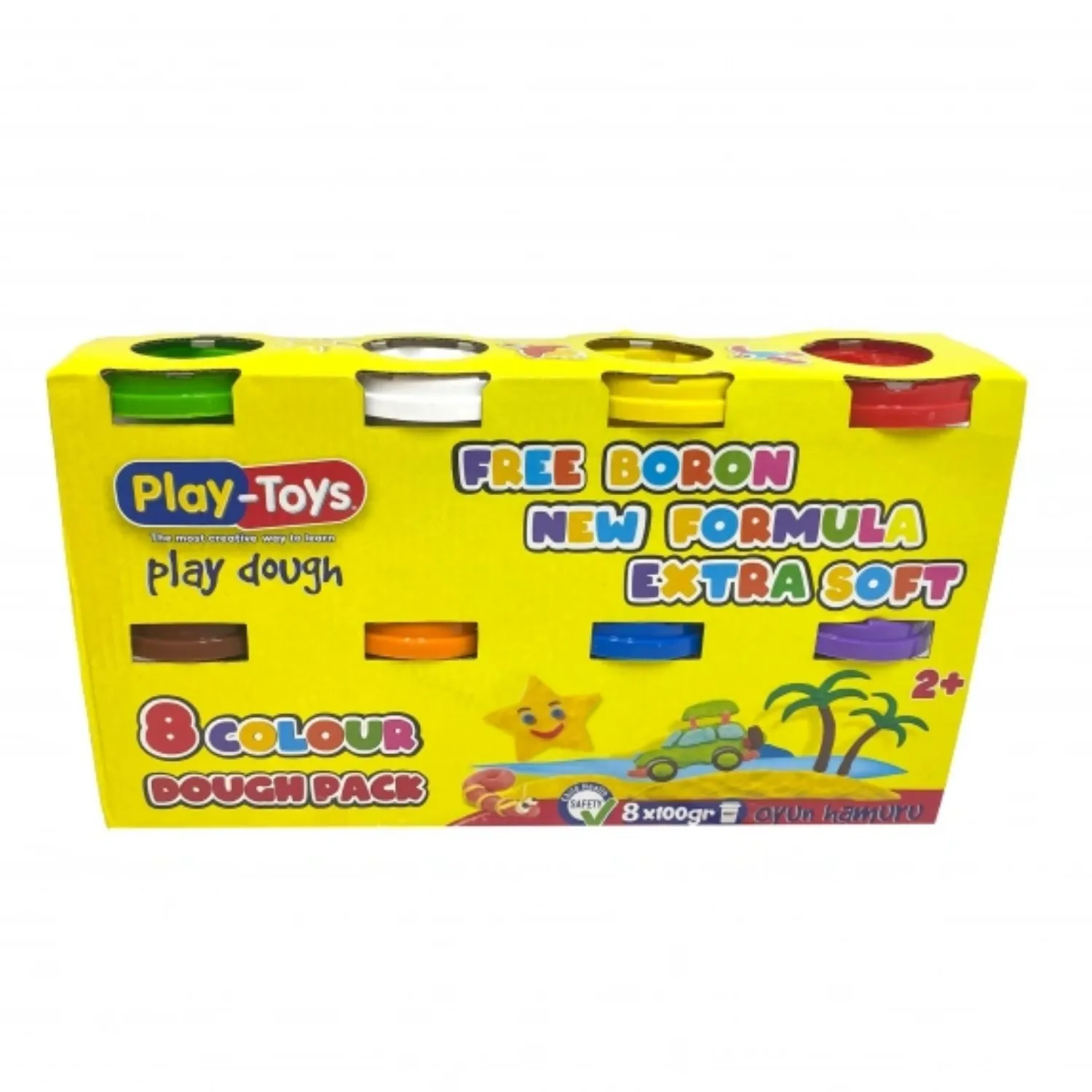 Play-Toys Oyun Hamuru 8X100 Gr