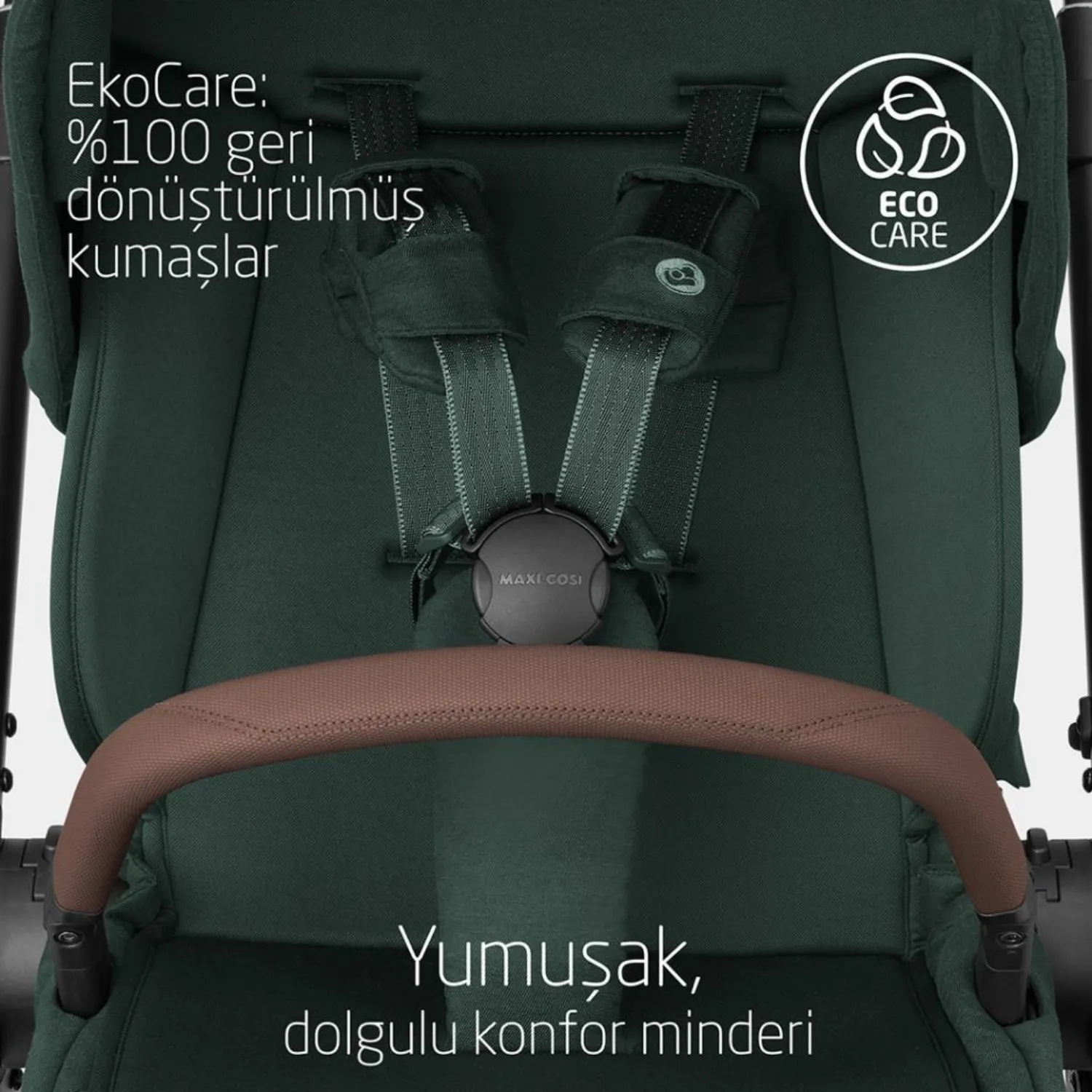 Maxi Cosi Oxford Çift Yönlü Bebek Arabası Twillic Green