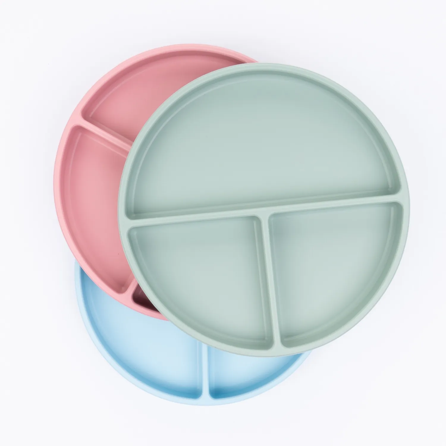 BM Care Porsiyon Vakumlu Mama Tabağı-Pembe