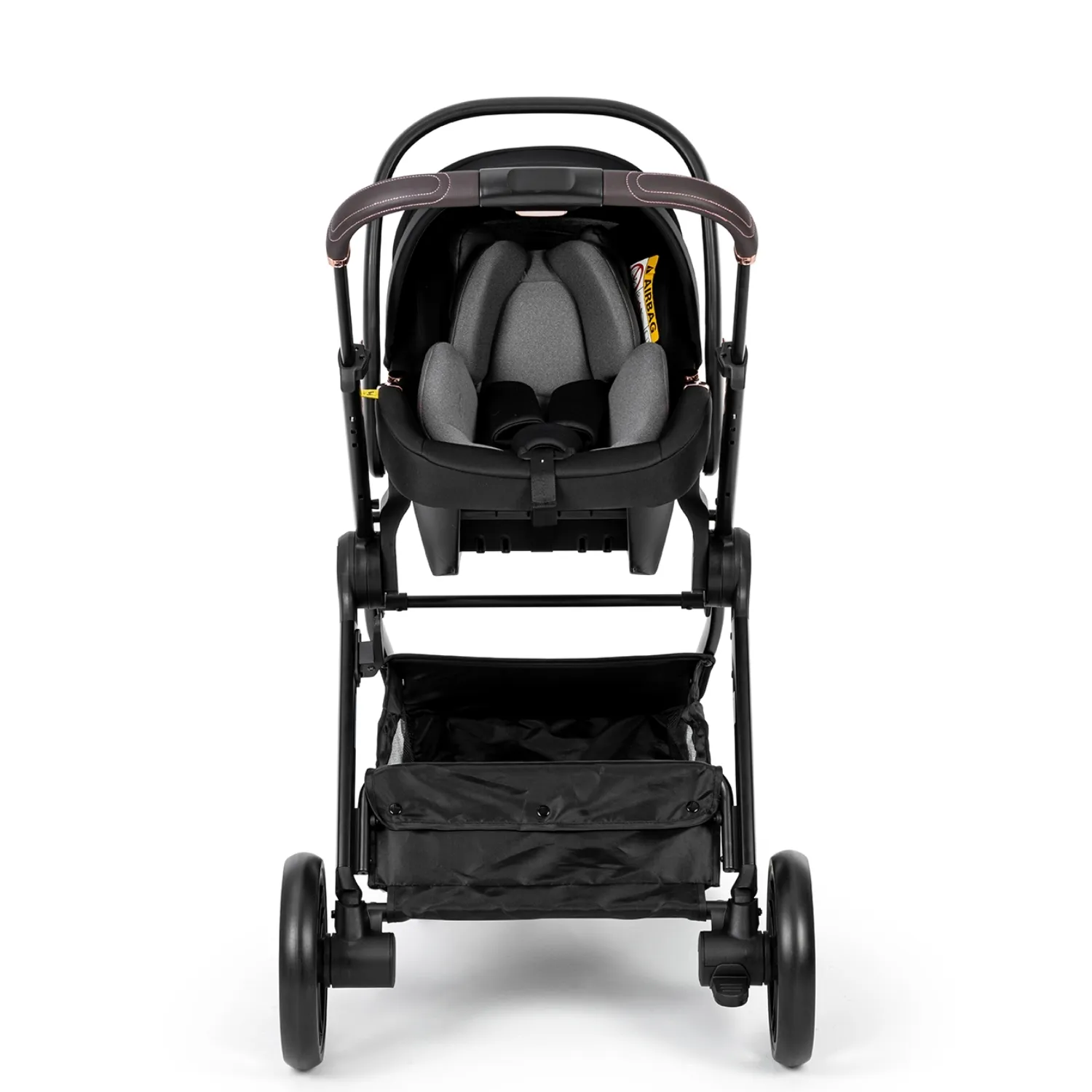 Kanz X-Go Ultimate Travel Sistem Bebek Arabası Rose Gold Gri