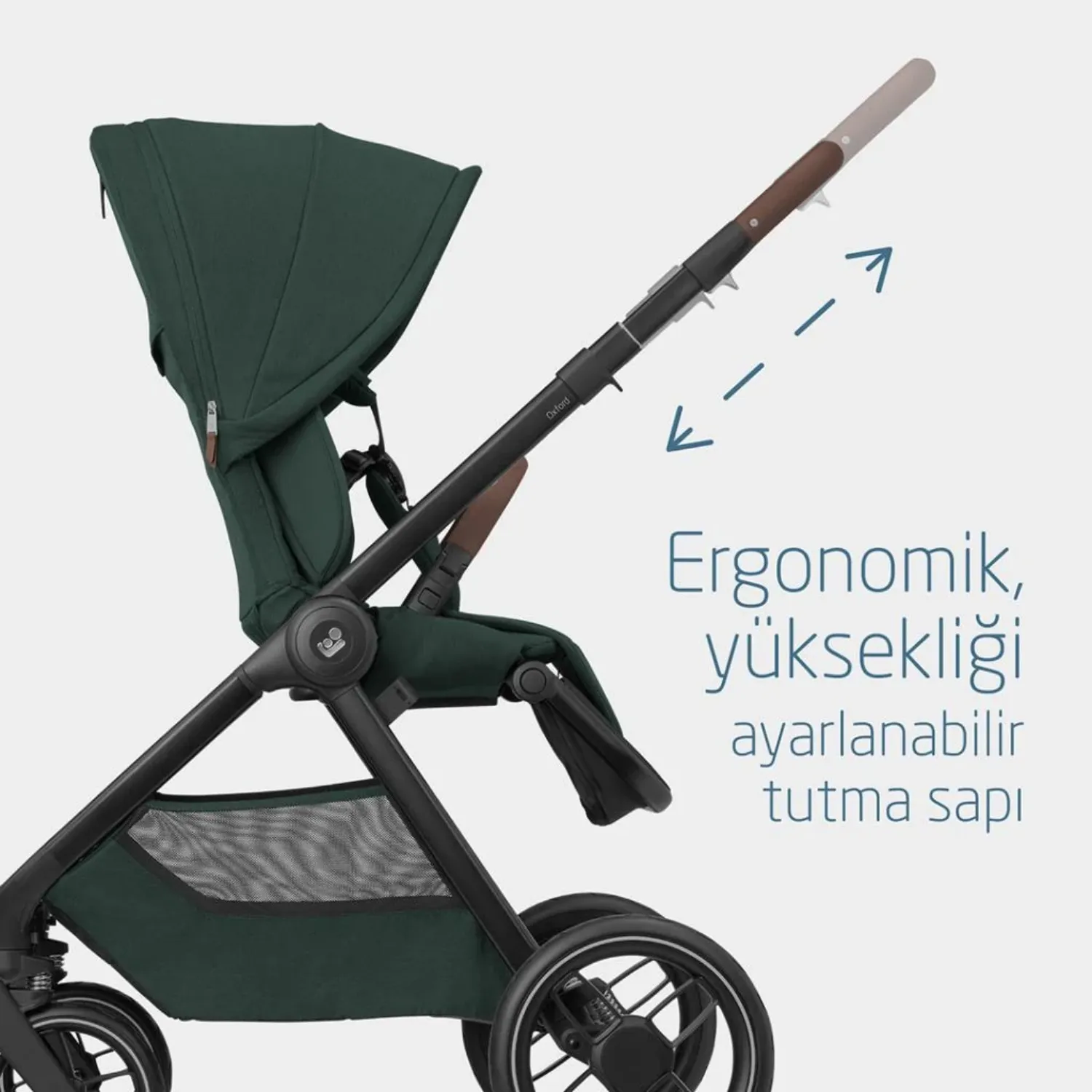 Maxi Cosi Oxford Çift Yönlü Bebek Arabası Twillic Green
