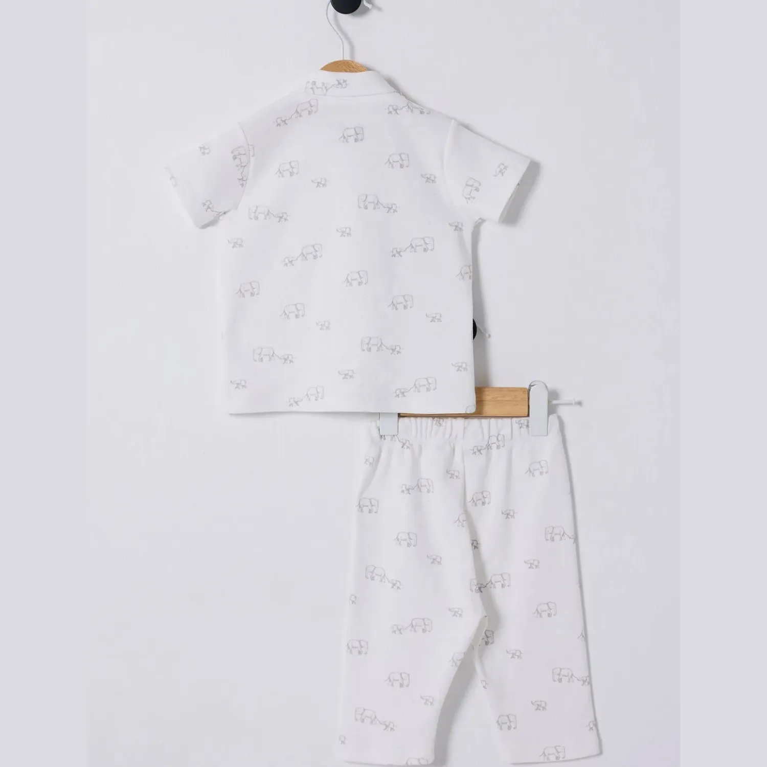 U.S. Polo Pijama Takımı Beyaz