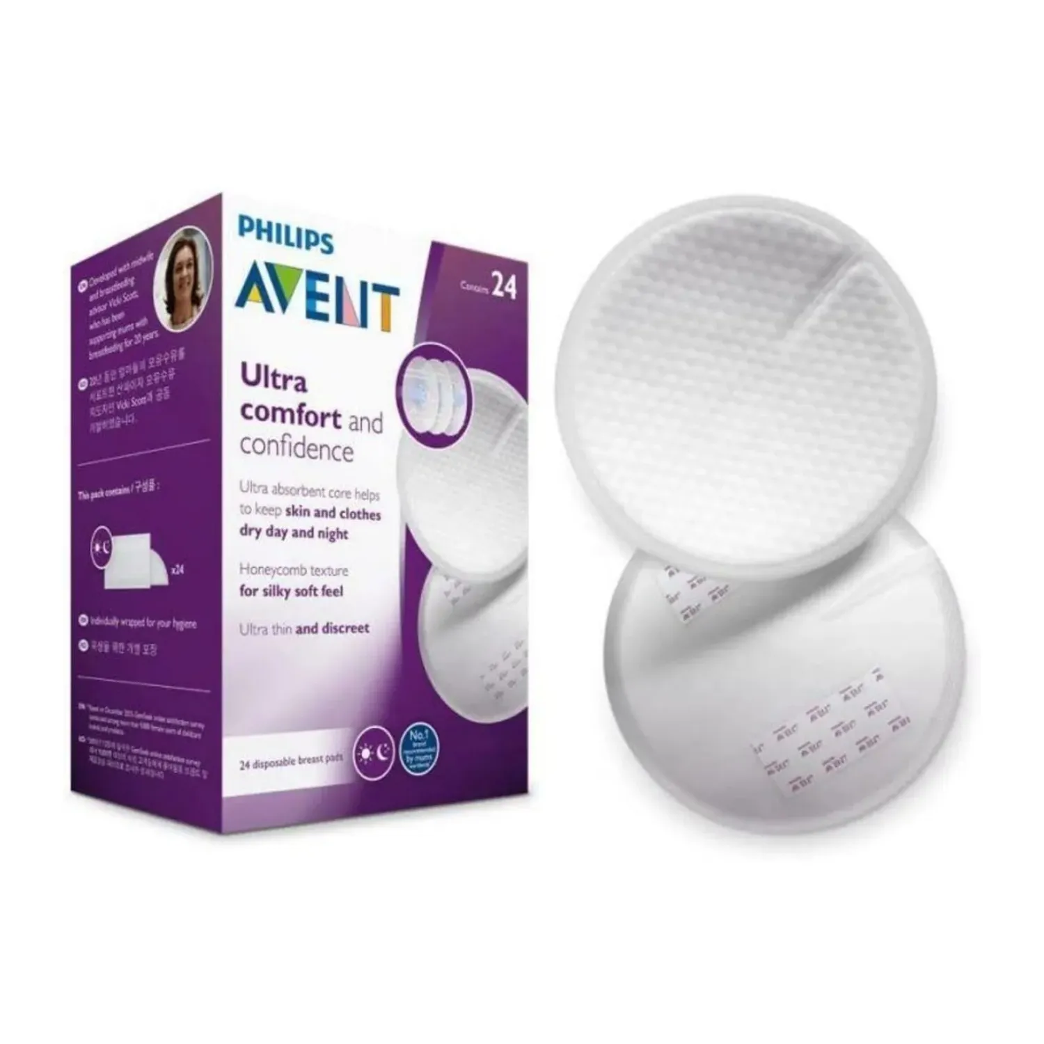 Philips Avent SCF254/24 Tek Kullanımlık Göğüs Pedi 24lü