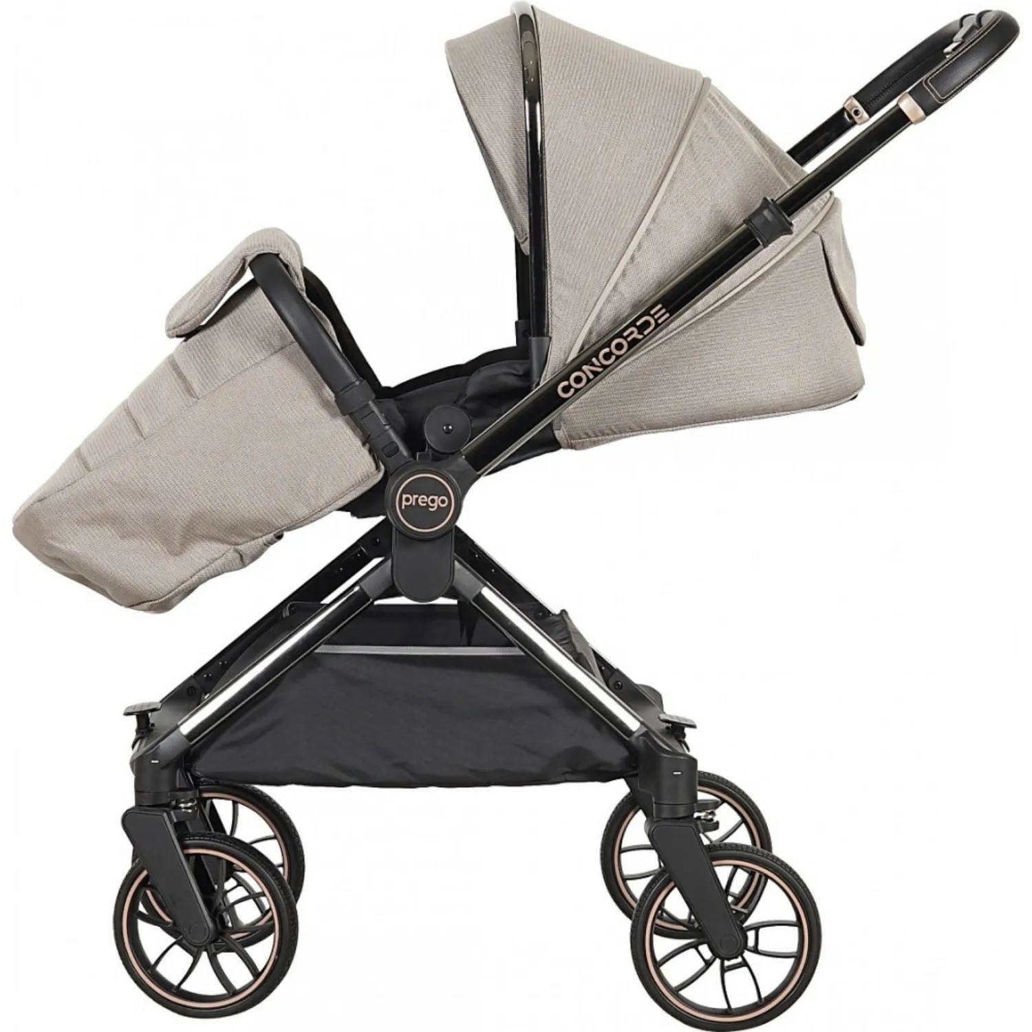 Prego 2067 Concorde Travel Sistem Bebek Arabası Bej
