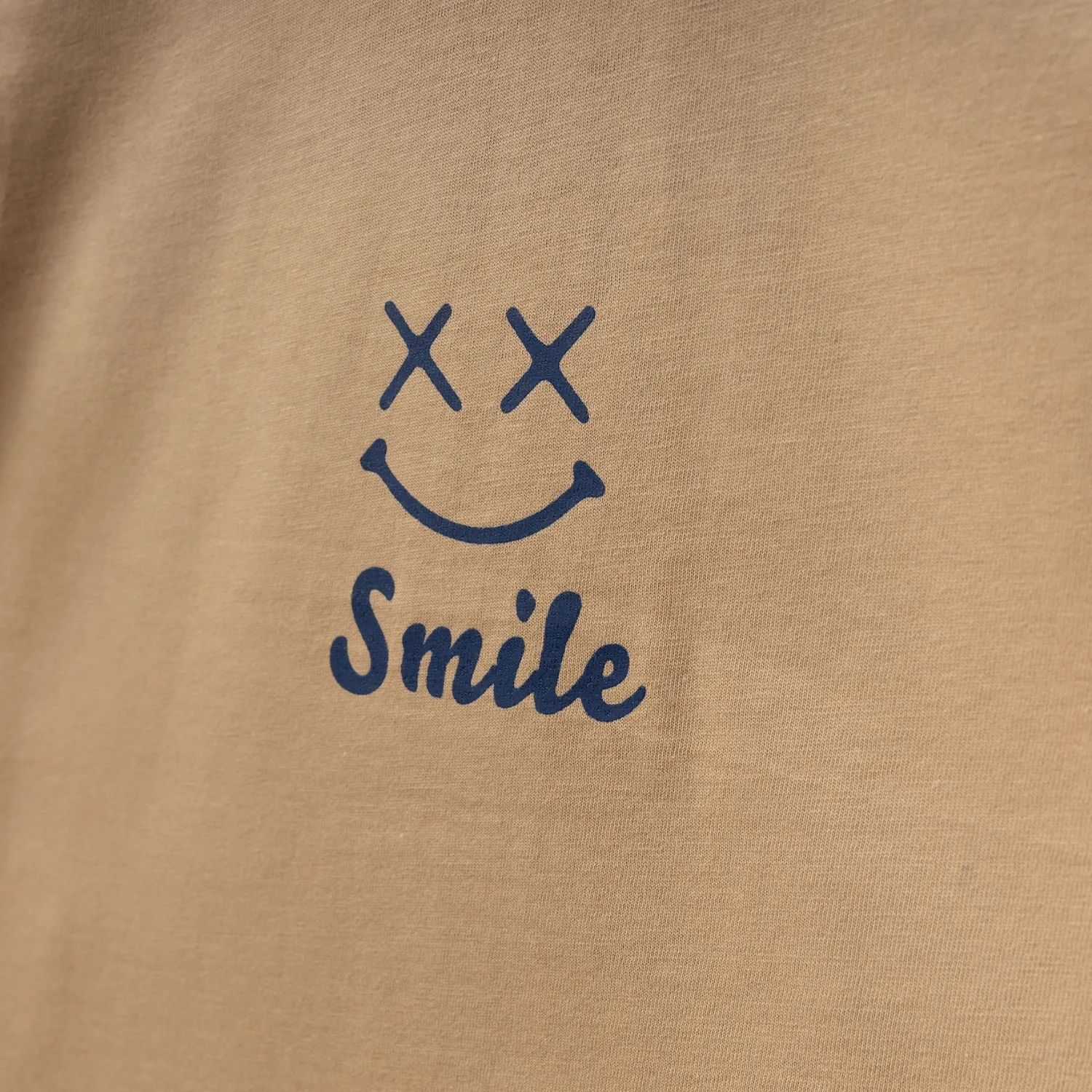 Winimo T-Shirt Smile Baskılı Sütlü Kahve