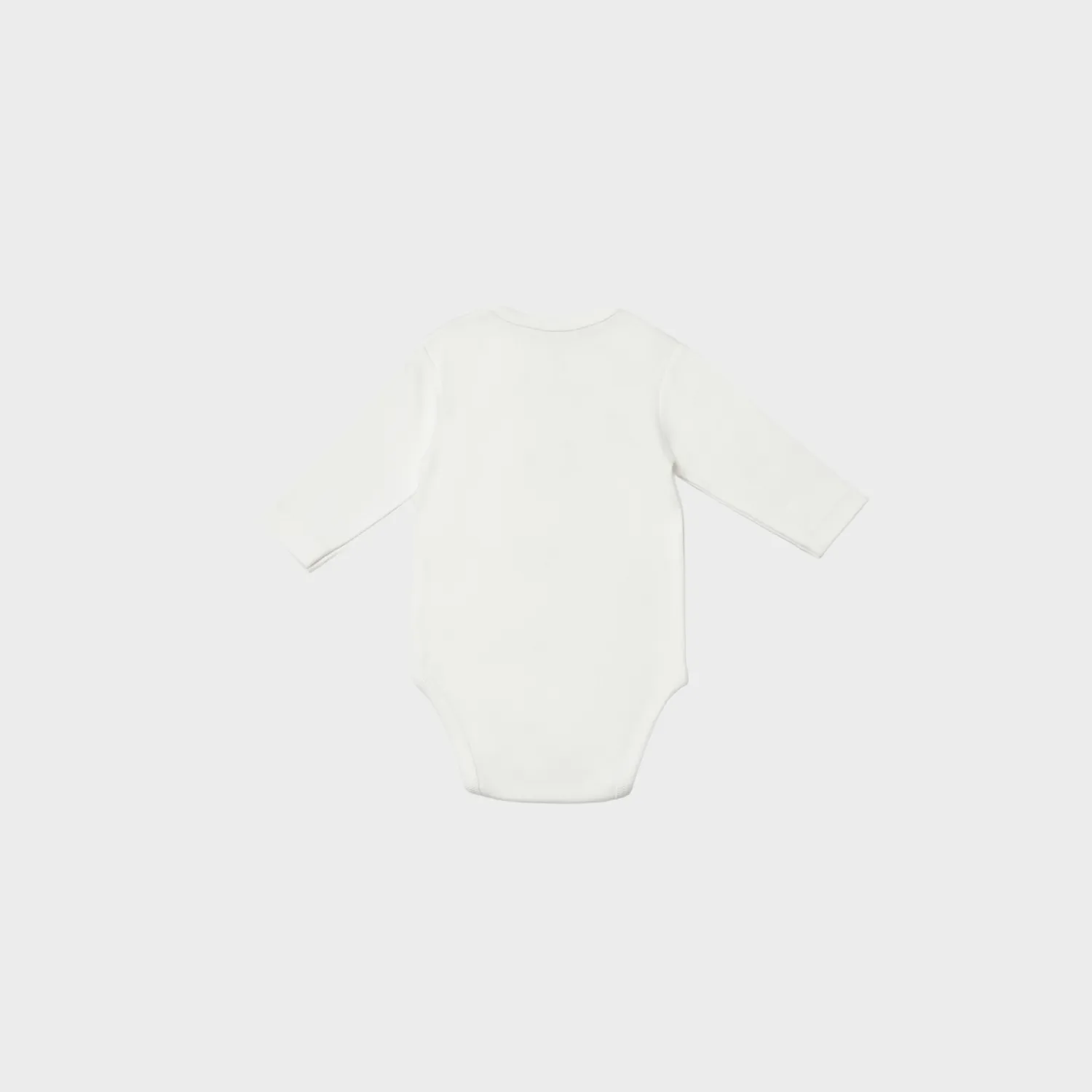 Bibaby Organik Body Uzun Kol Penguin Club Ekru - Gri