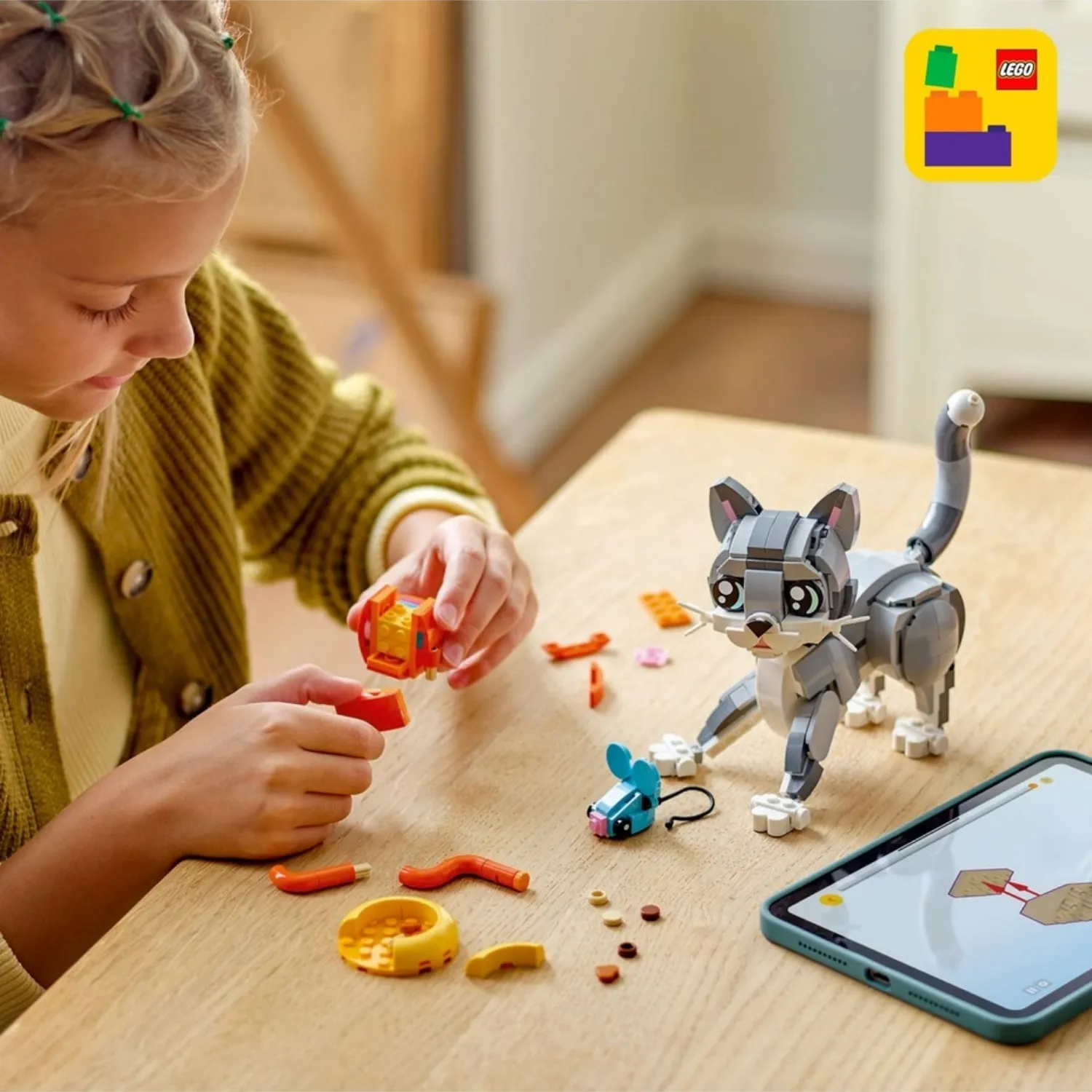 LEGO Creator 3’ü 1 Arada Oyunbaz Kedi 31163