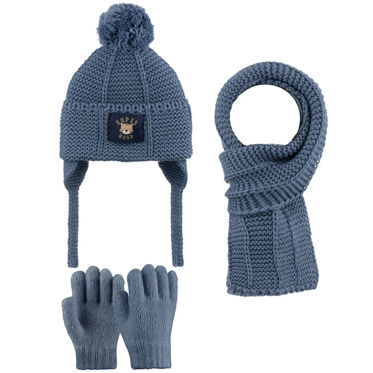 Kitti Eldiven Atkı Bere Takım 1-4 Yaş İndigo Asortili