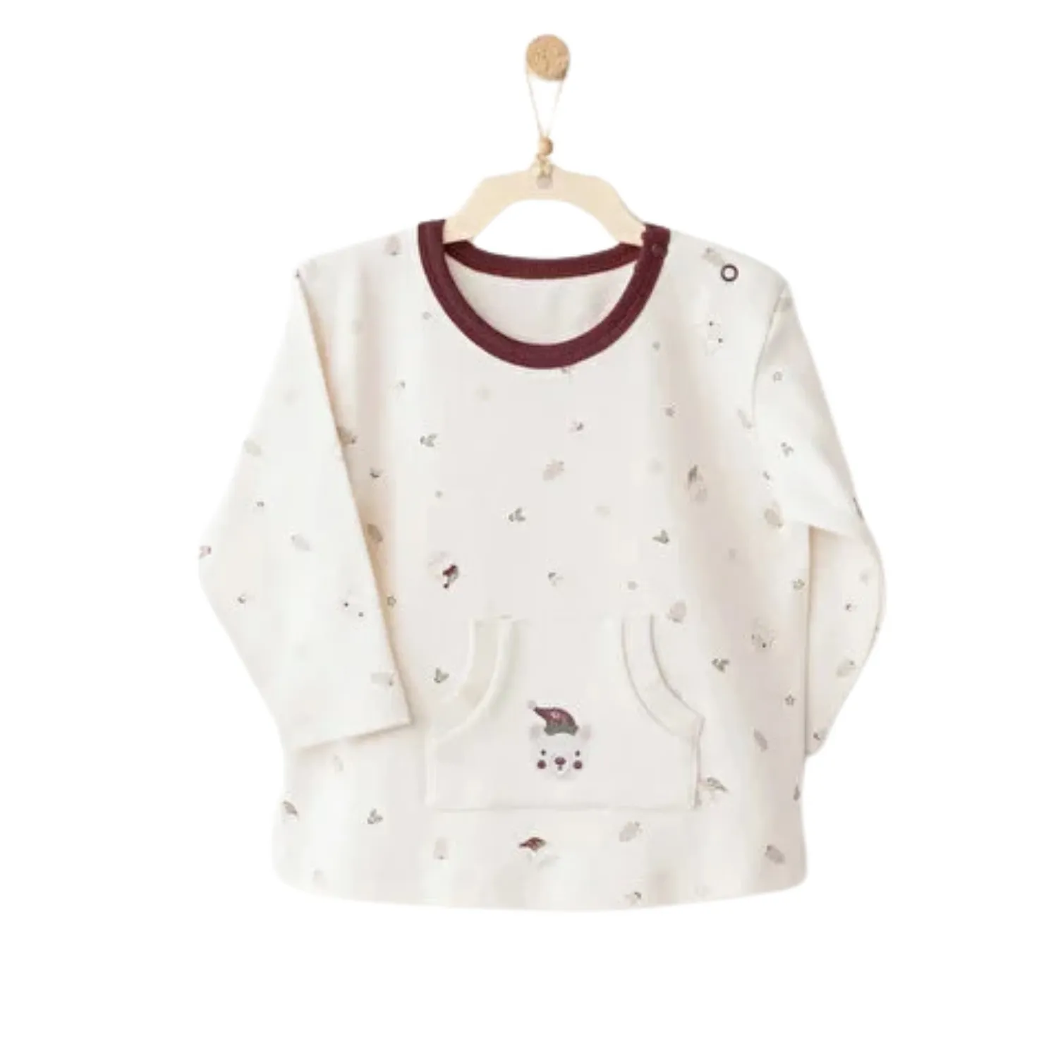 Andy Wawa 2li Takım My 1st Wardrobe Bordo - Ekru