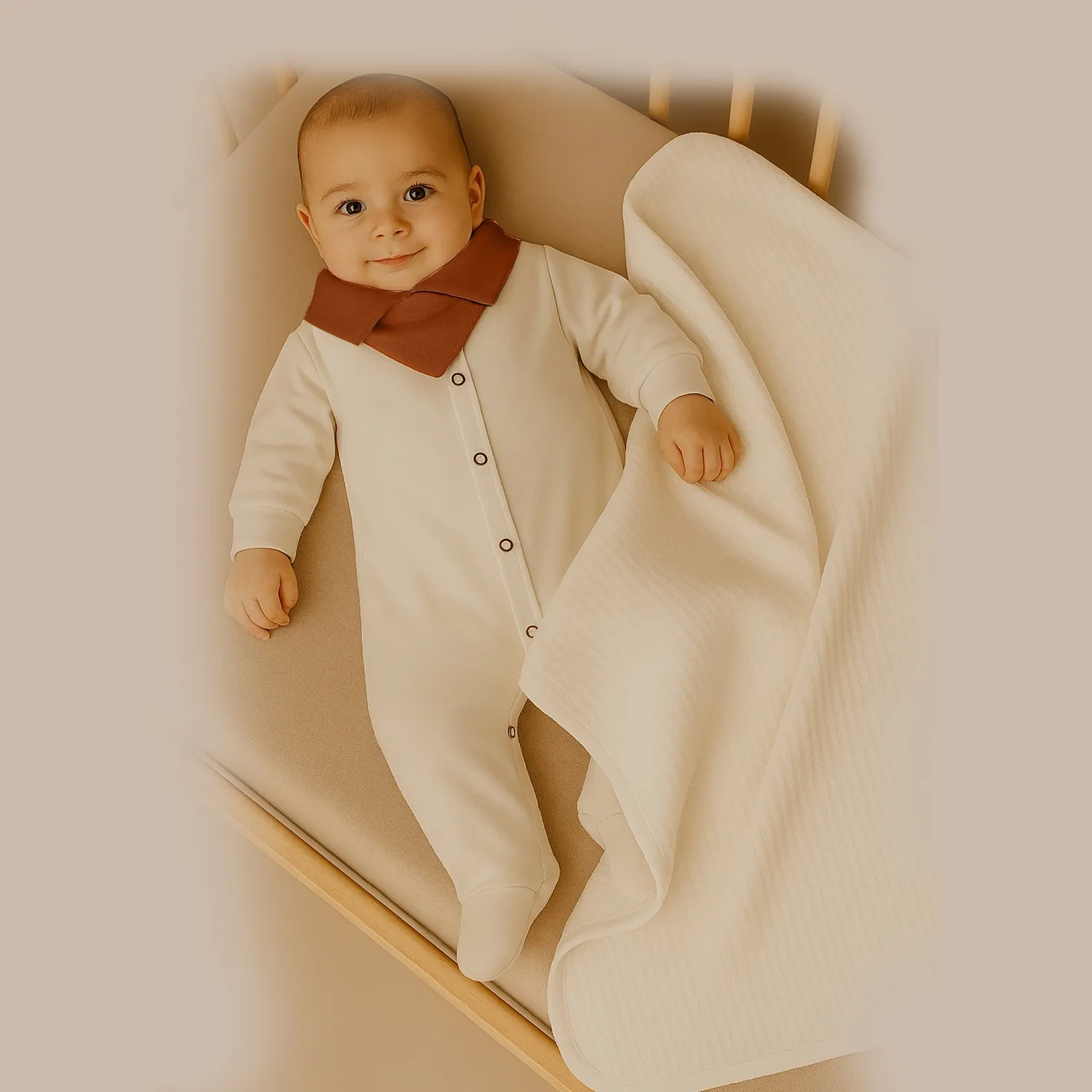 Bistyle Tulum Battaniyeli Gentleman Ekru Bistyle Tulum Battaniyeli Gentleman Ekru