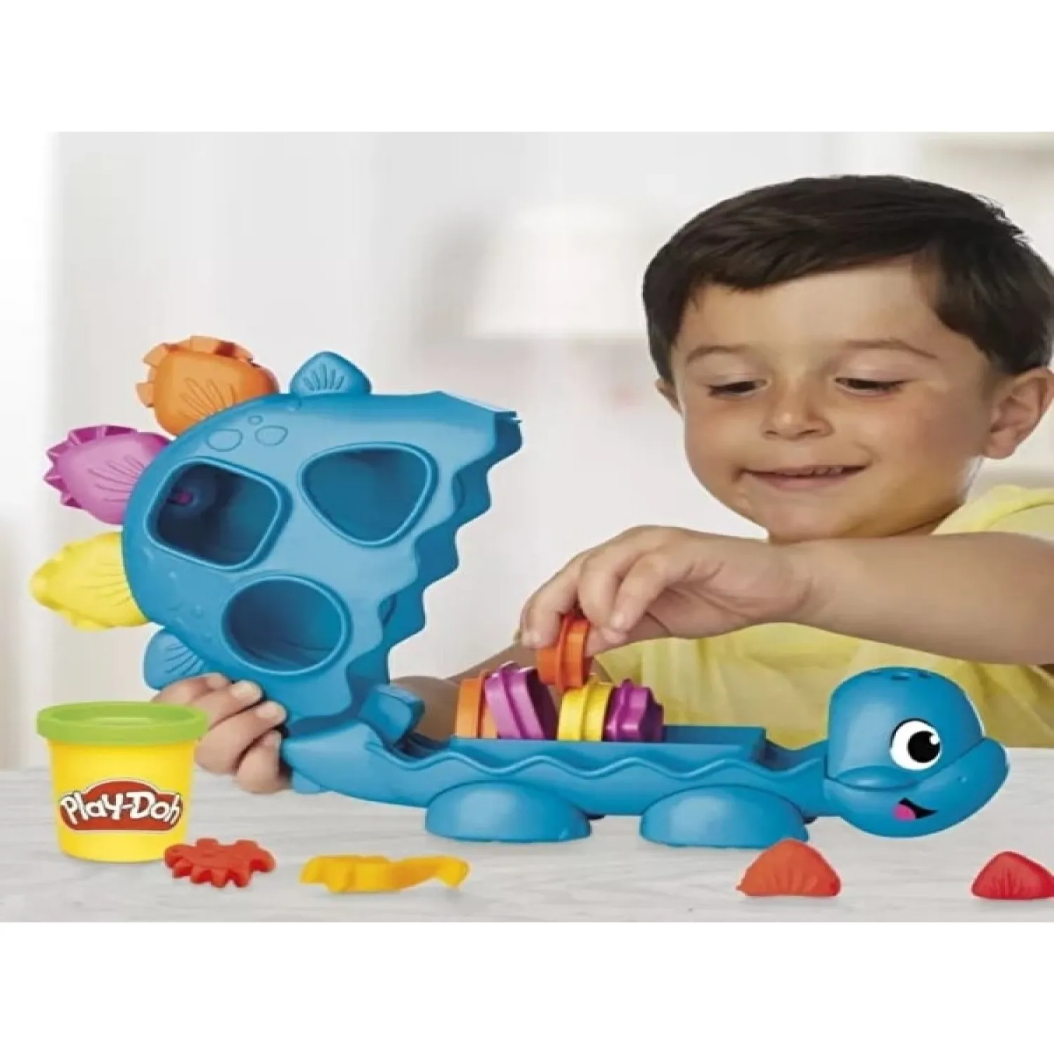 Play-Doh Shapes And Colors Dıno