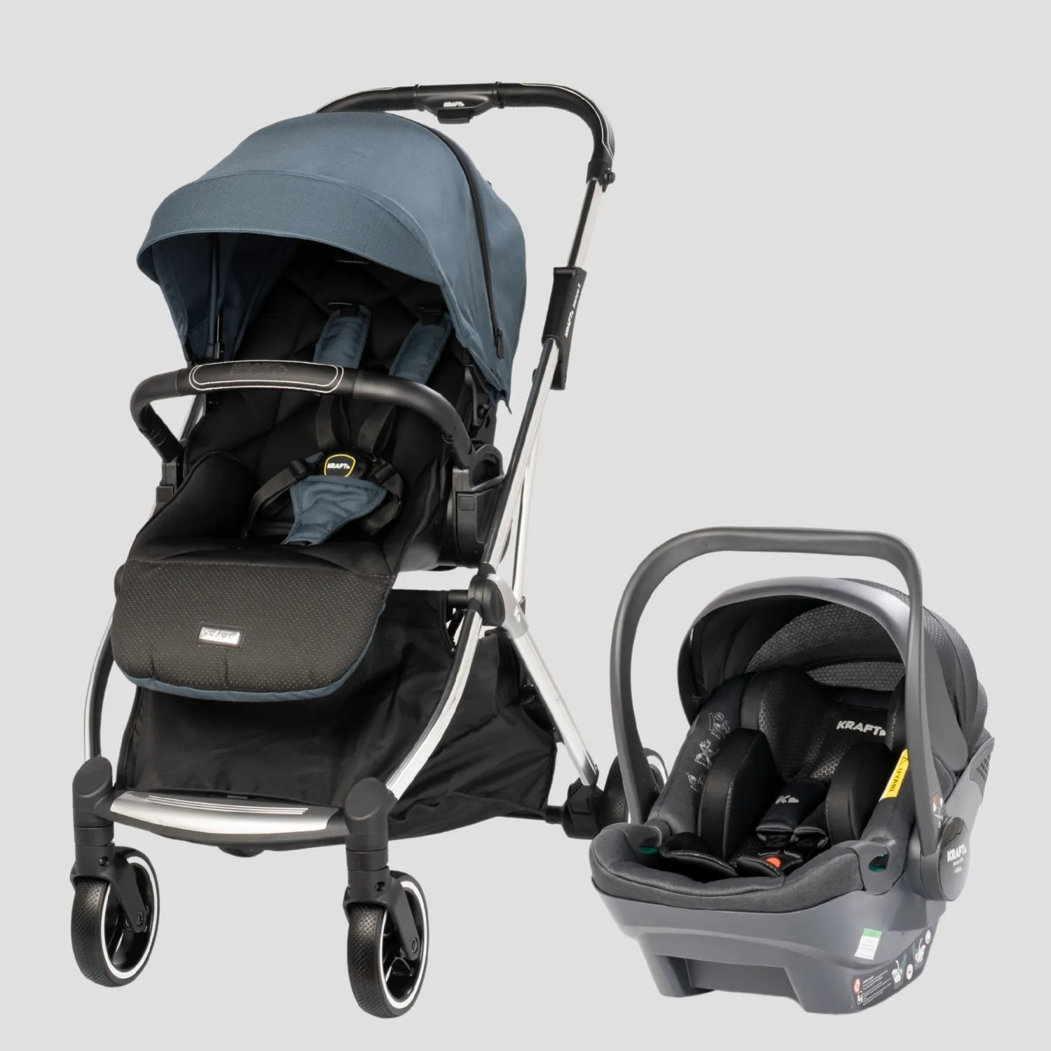 Kraft Kenya S Travel Sistem Bebek Arabası Blue