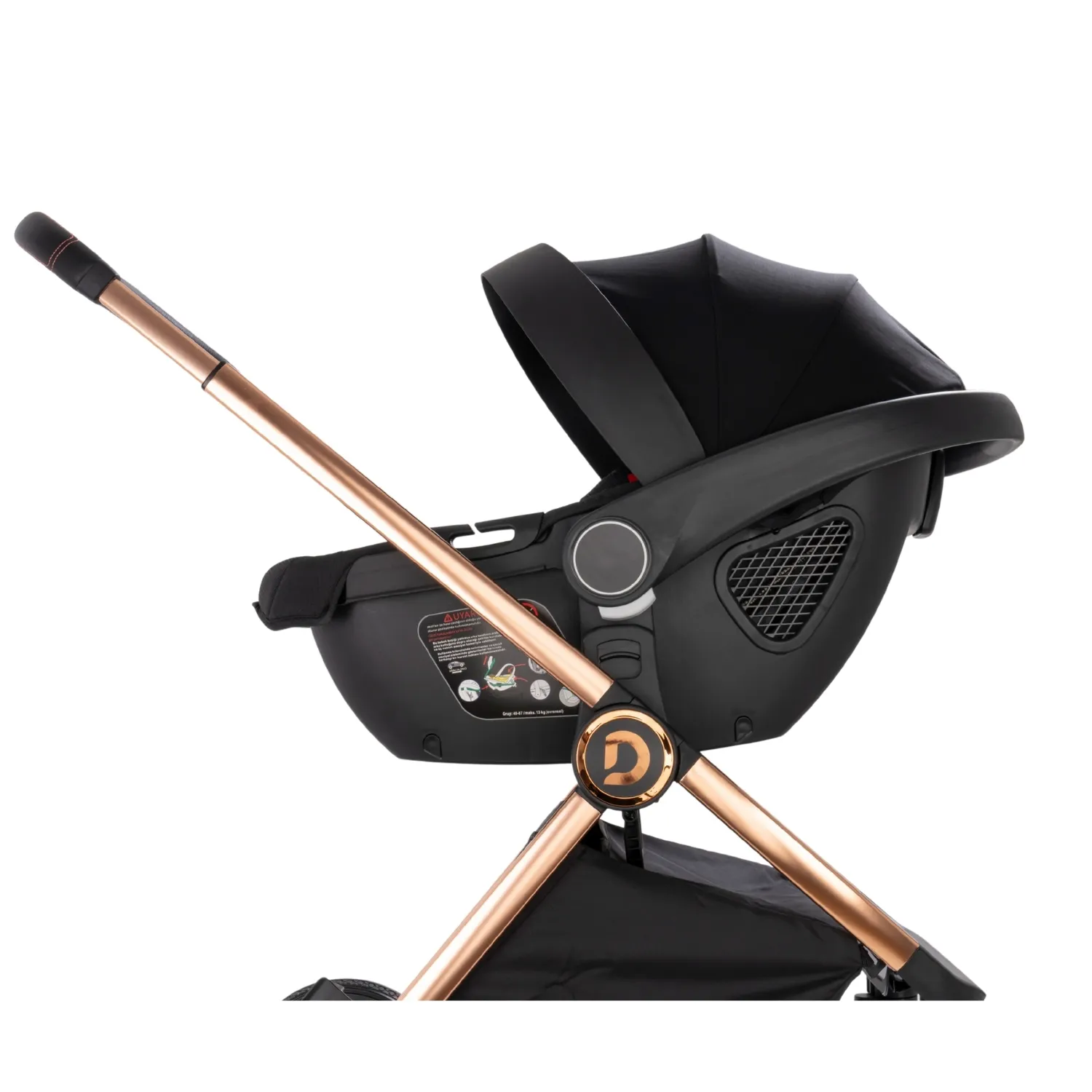 Duux Pro Max 2 Travel Sistem Bebek Arabası Black