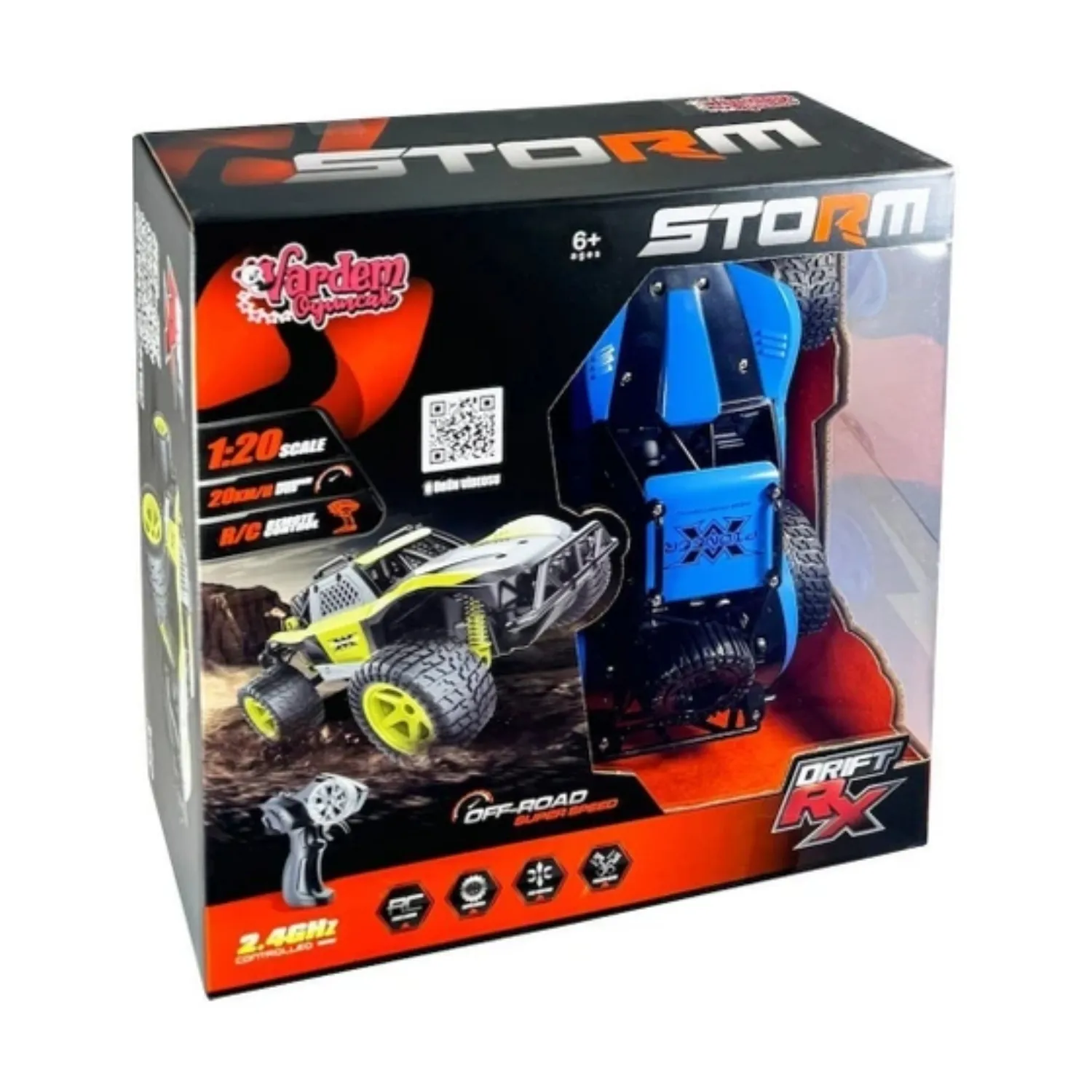 Vardem Uzaktan Kumandalı Full Fonksiyon 2.4Ghz Şarjlı Storm Drift Araba 1:20