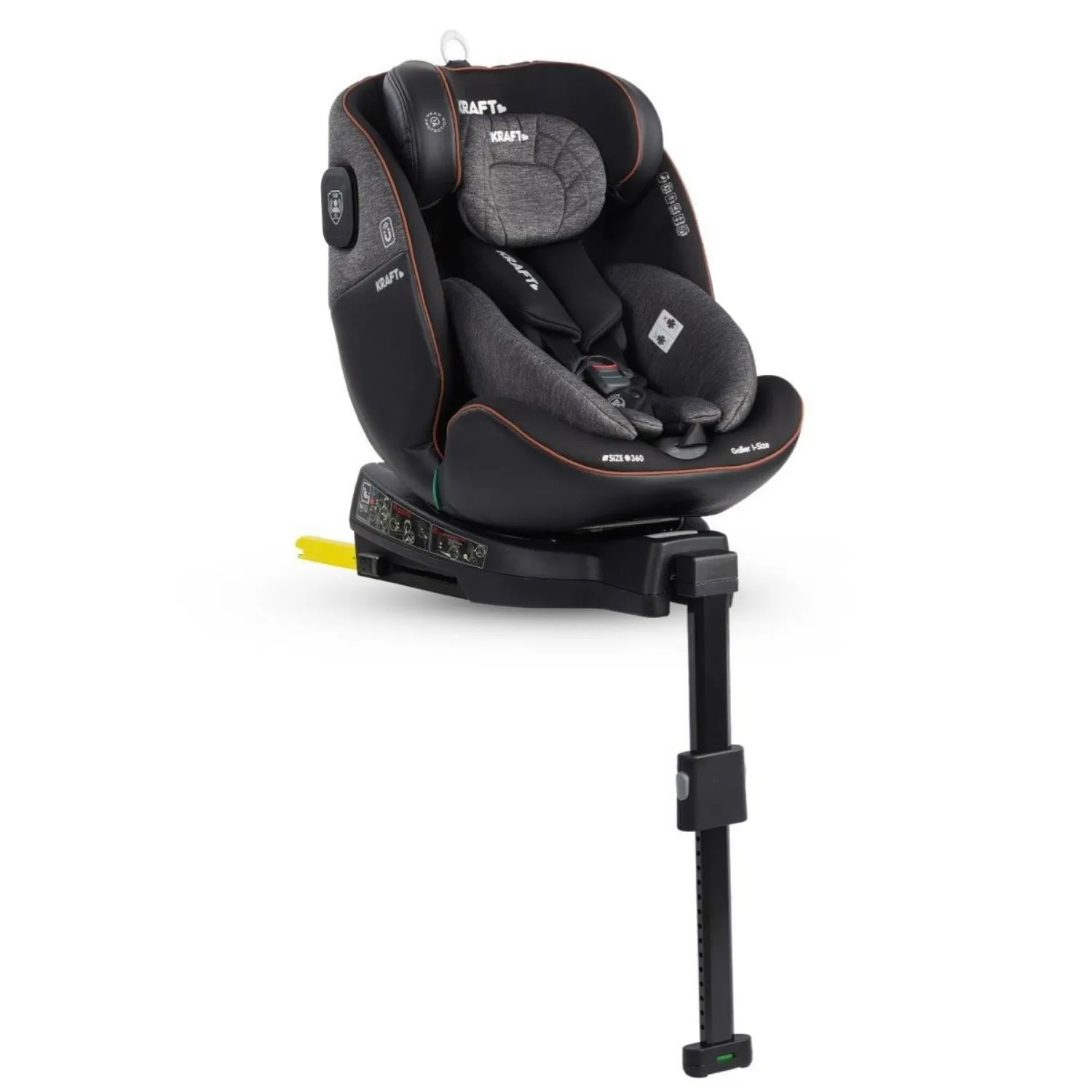 Kraft Galler I-Size Oto Koltuğu 0-36 Kg Koyu Gri