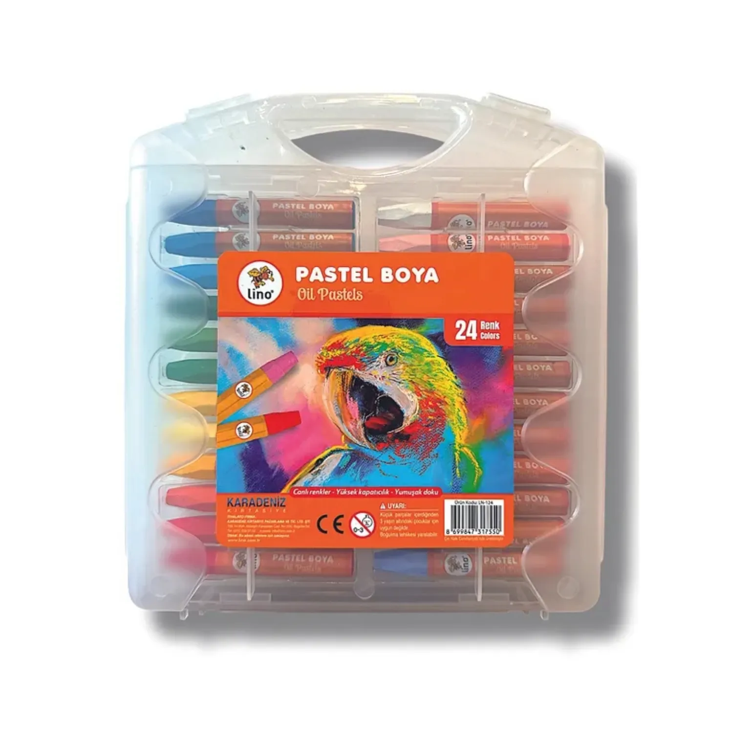 Lino Yağlı Pastel Boya 24 lü Lino Yağlı Pastel Boya 24 lü