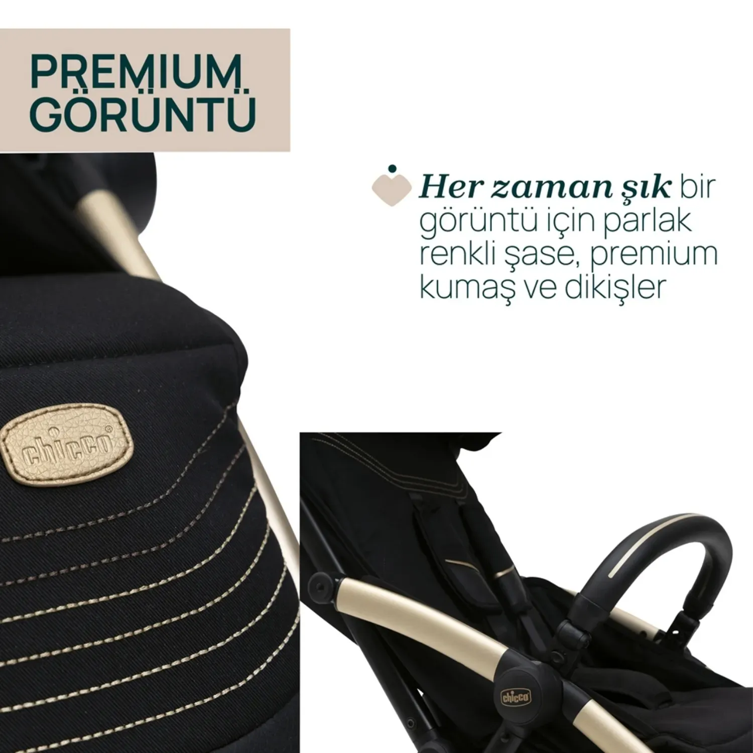 Chicco Goody XPlus Kabin Travel Sistem Bebek Arabası Black Re_Lux