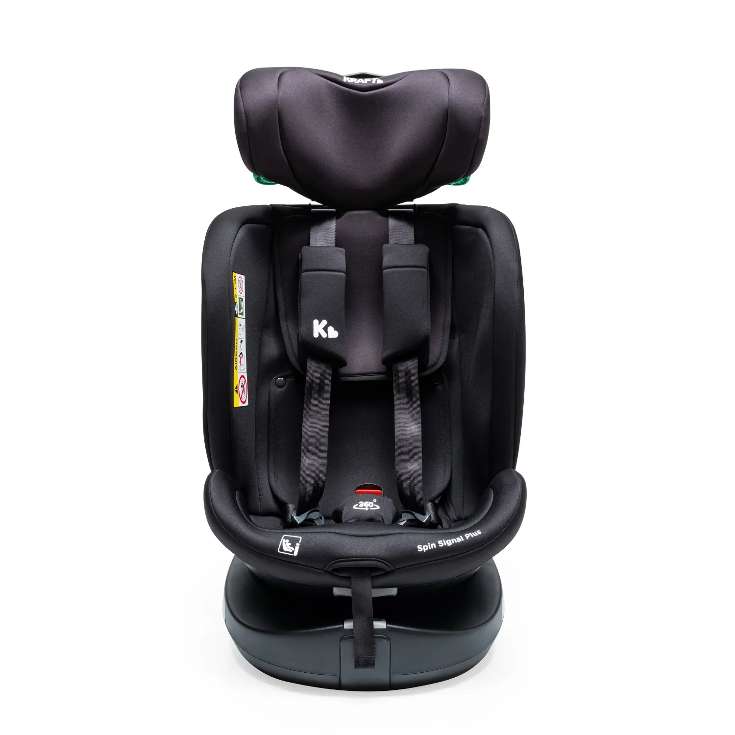 Kraft Spin Signal Plus Oto Koltuğu 0-36 Kg Black