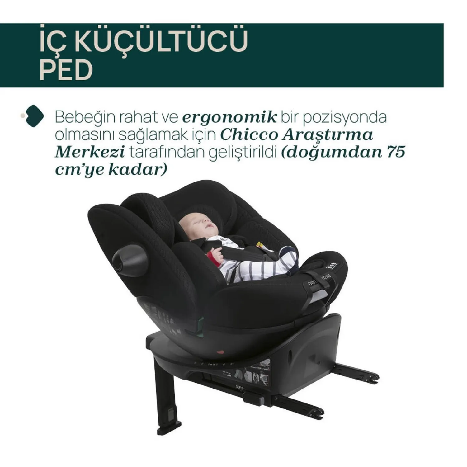 Chicco EverOne I-Size Oto Koltuğu 0-36 Kg Black