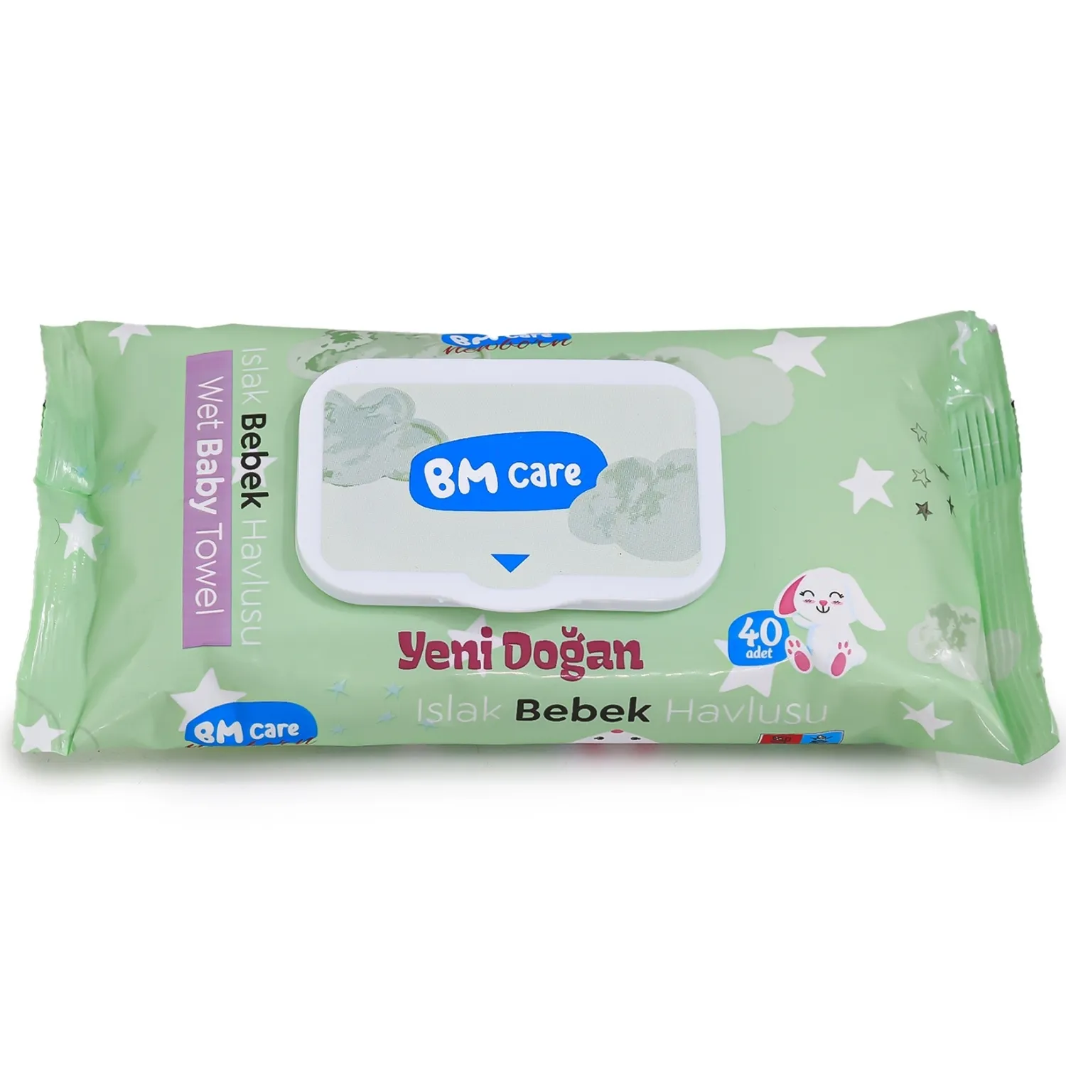 Bm Care Yenidoğan Islak Mendil 12x40lı
