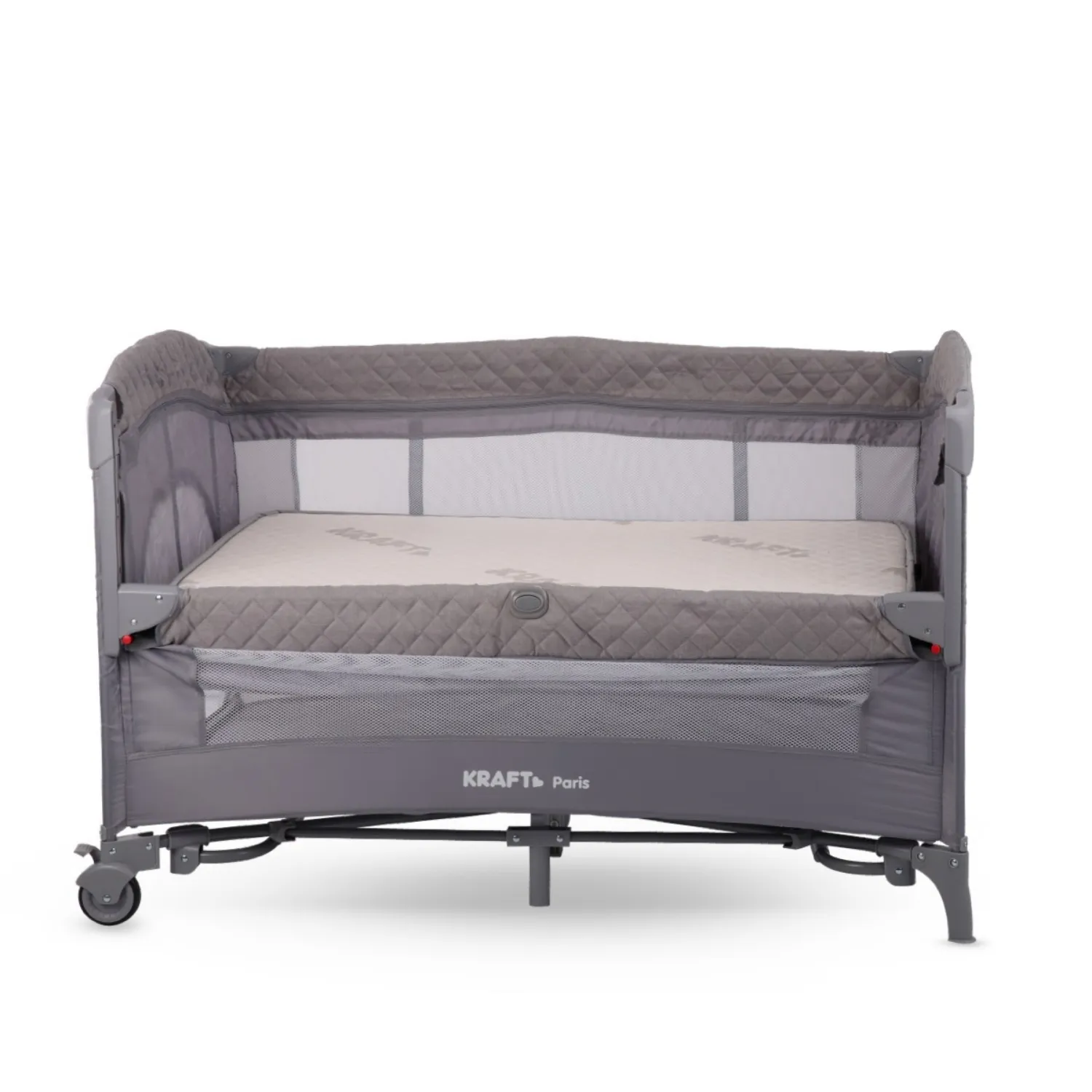 Kraft Paris Anne Yanı Oyun Parkı 70x120 cm Light Grey