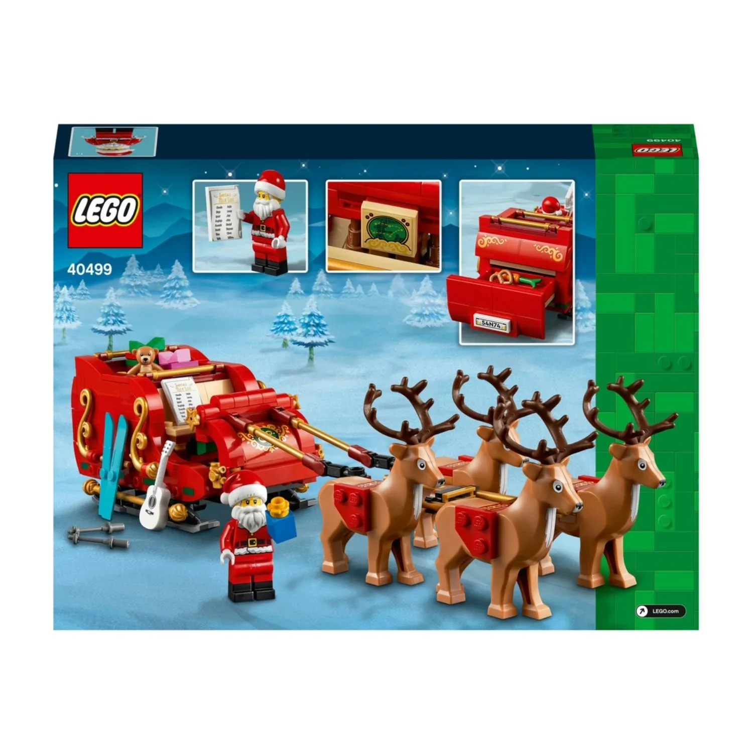 LEGO Iconic Noel Baba'nın Kızağı Oyuncağı 40499